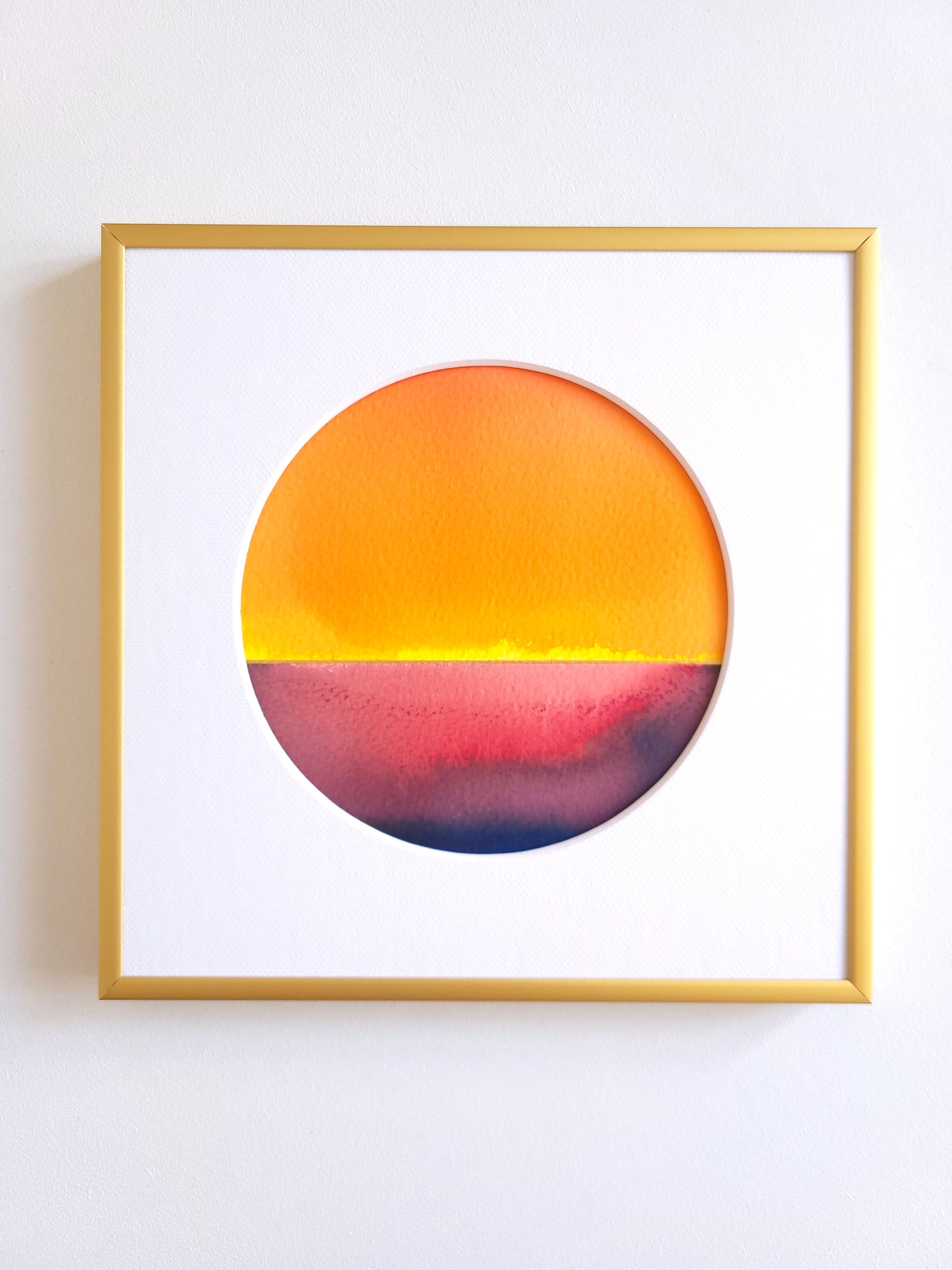 "Golden Horizon LX" - 20 x 20 cm
