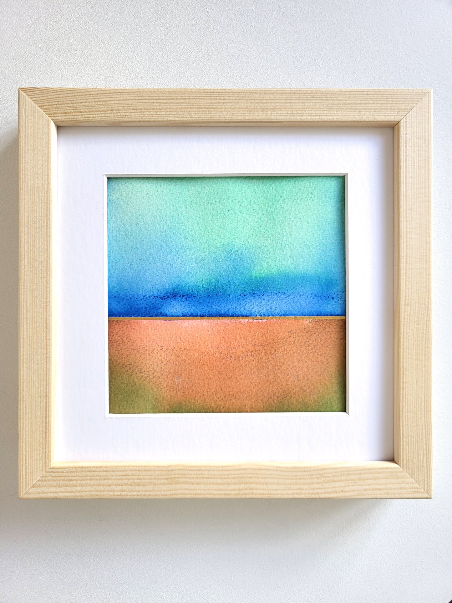 "Golden Horizon LI" - 20 x 20 cm