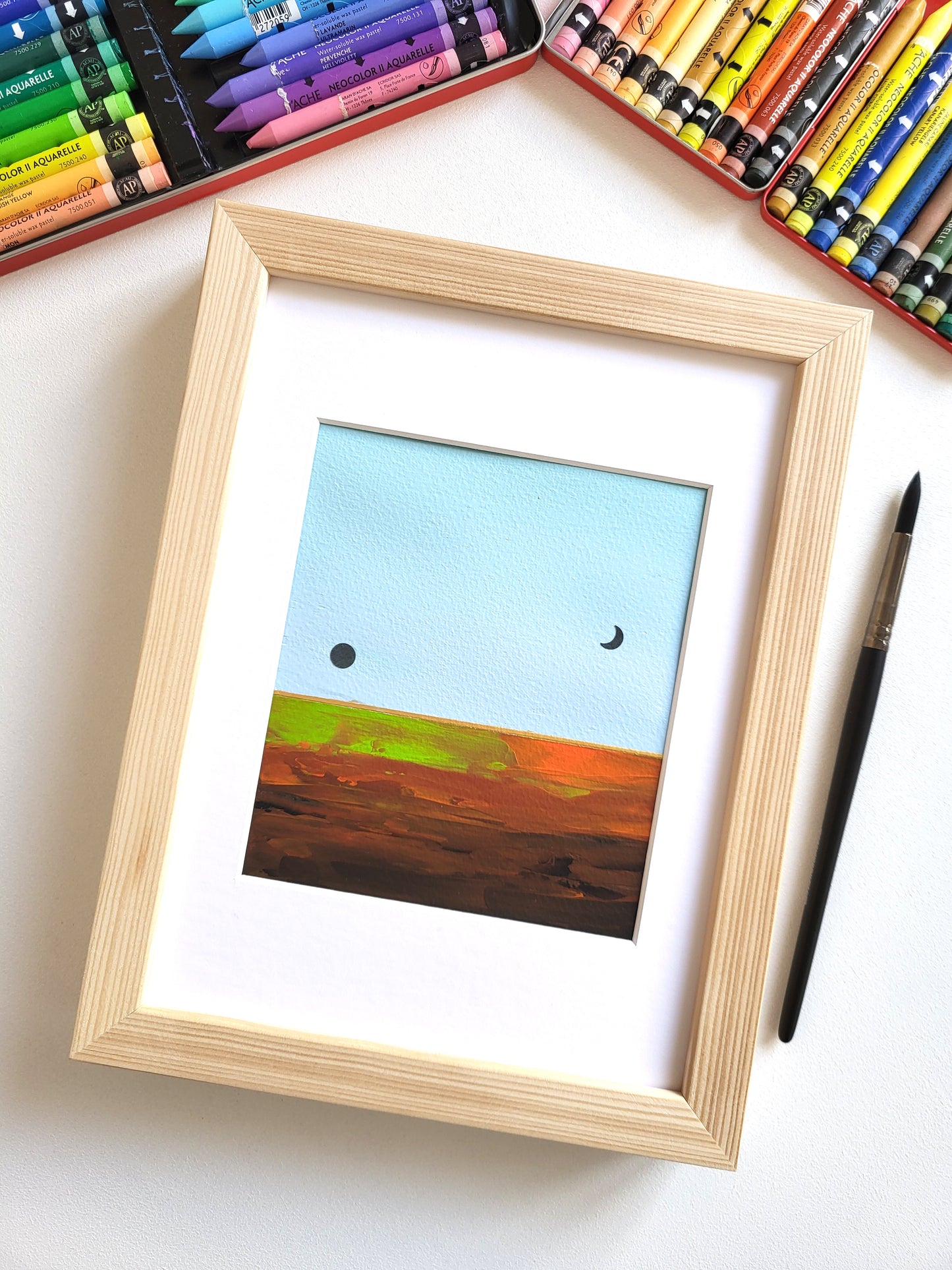 "Horizon Eclipse" - 18 x 24 cm