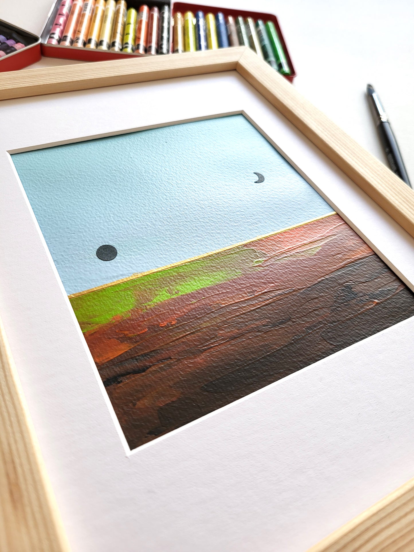 "Horizon Eclipse" - 18 x 24 cm