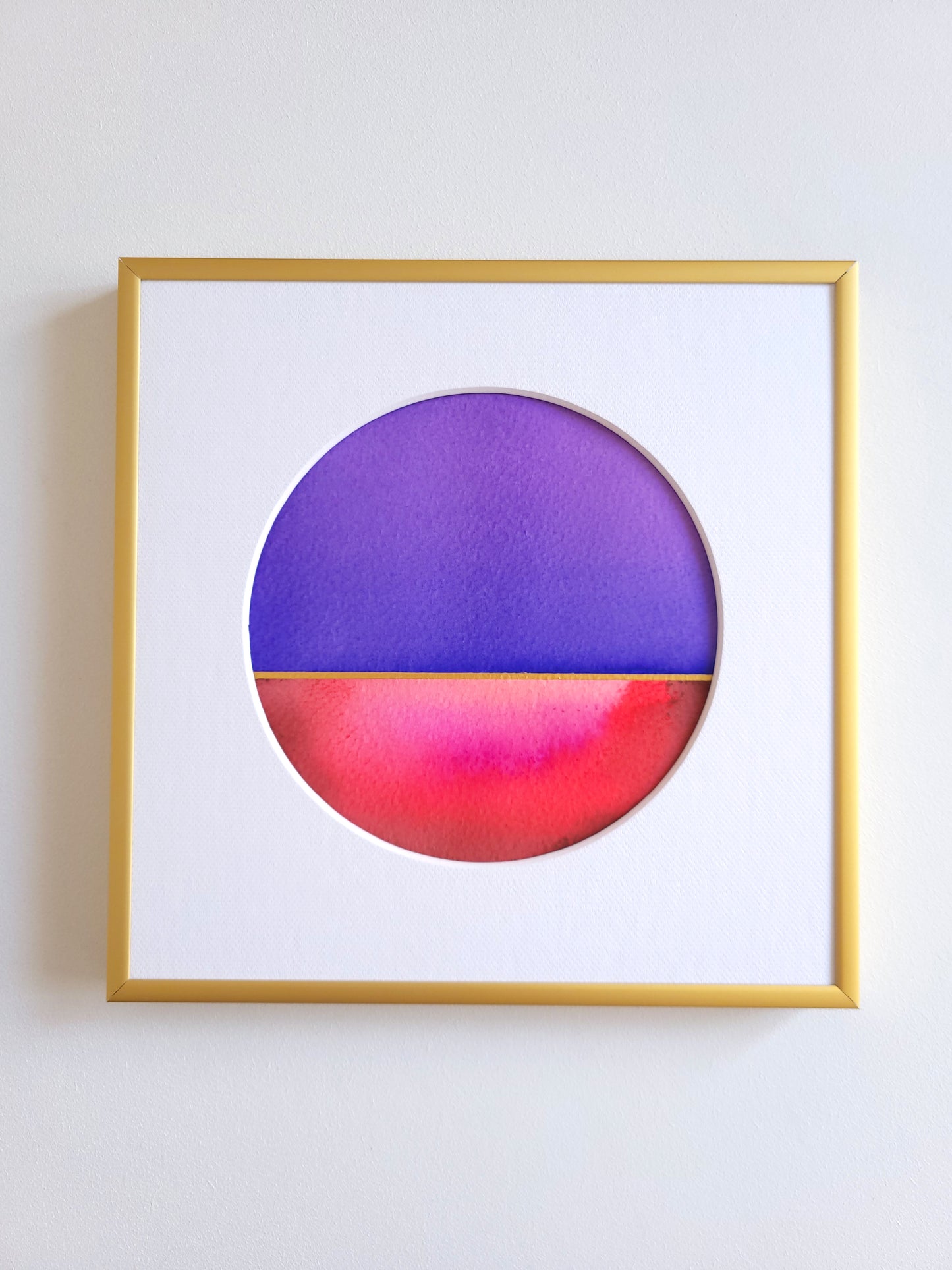 "Golden Horizon LXV" - 20 x 20 cm