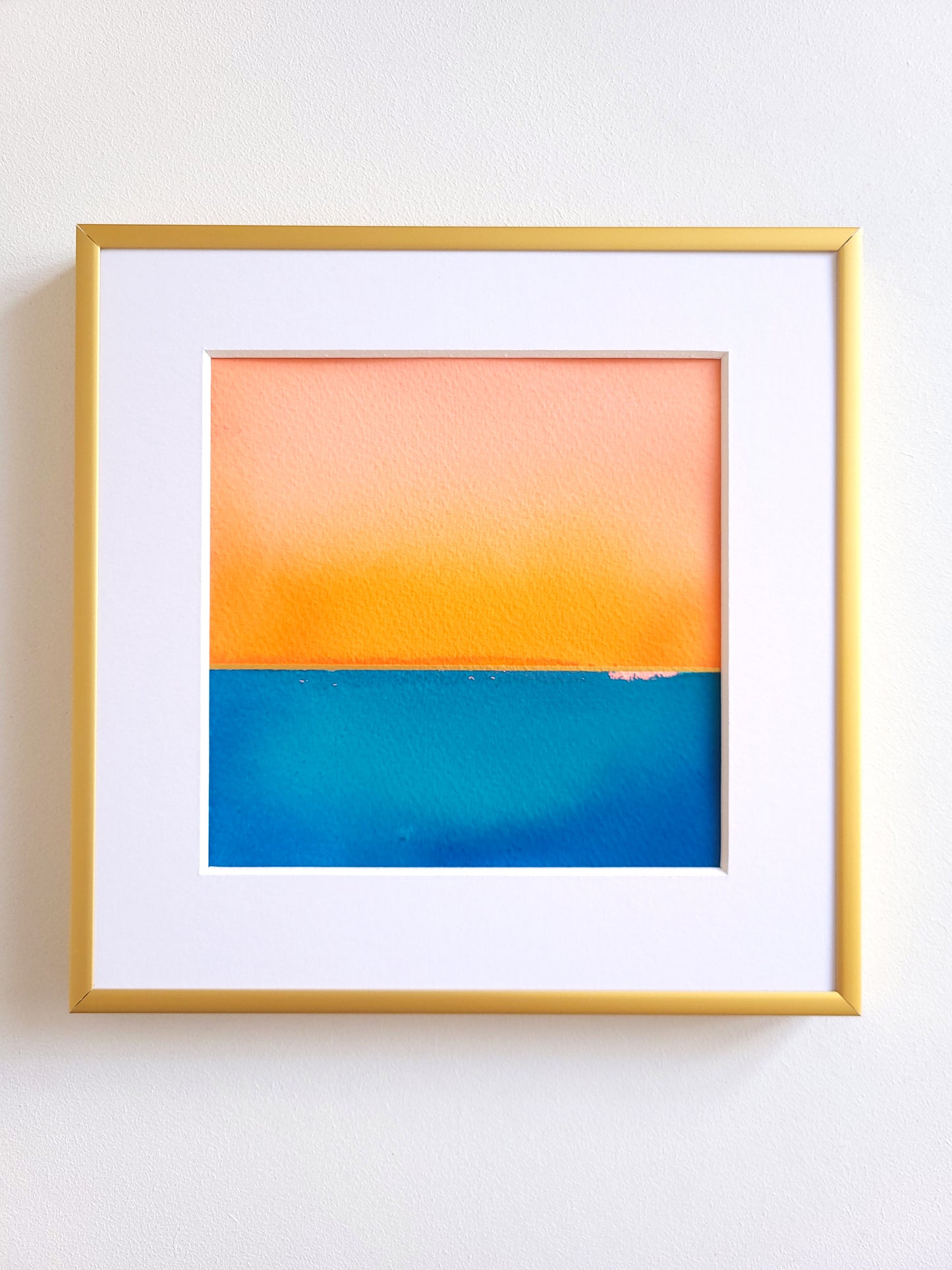 "Golden Horizon" ( 4/2026 ) - 20 x 20 cm