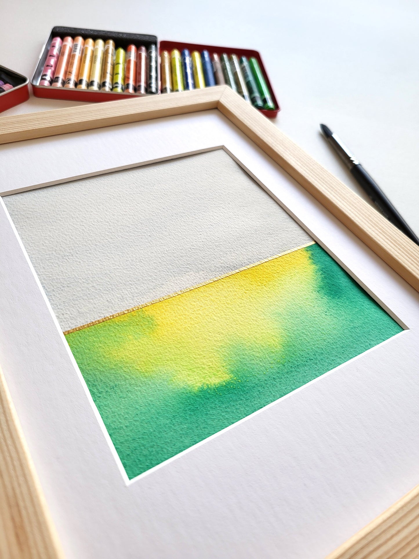 "Golden Horizon" - 18 x 24 cm