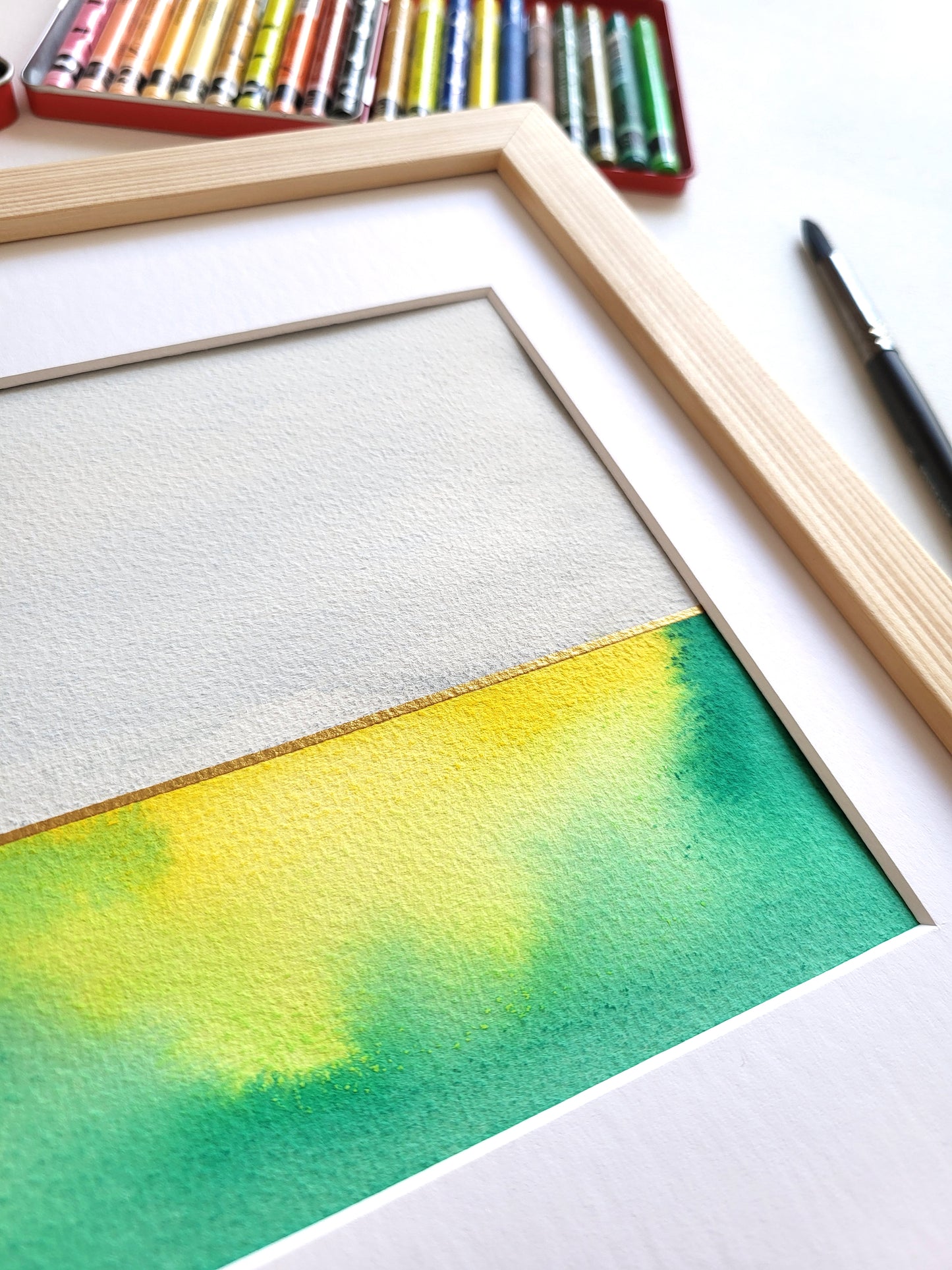 "Golden Horizon" - 18 x 24 cm