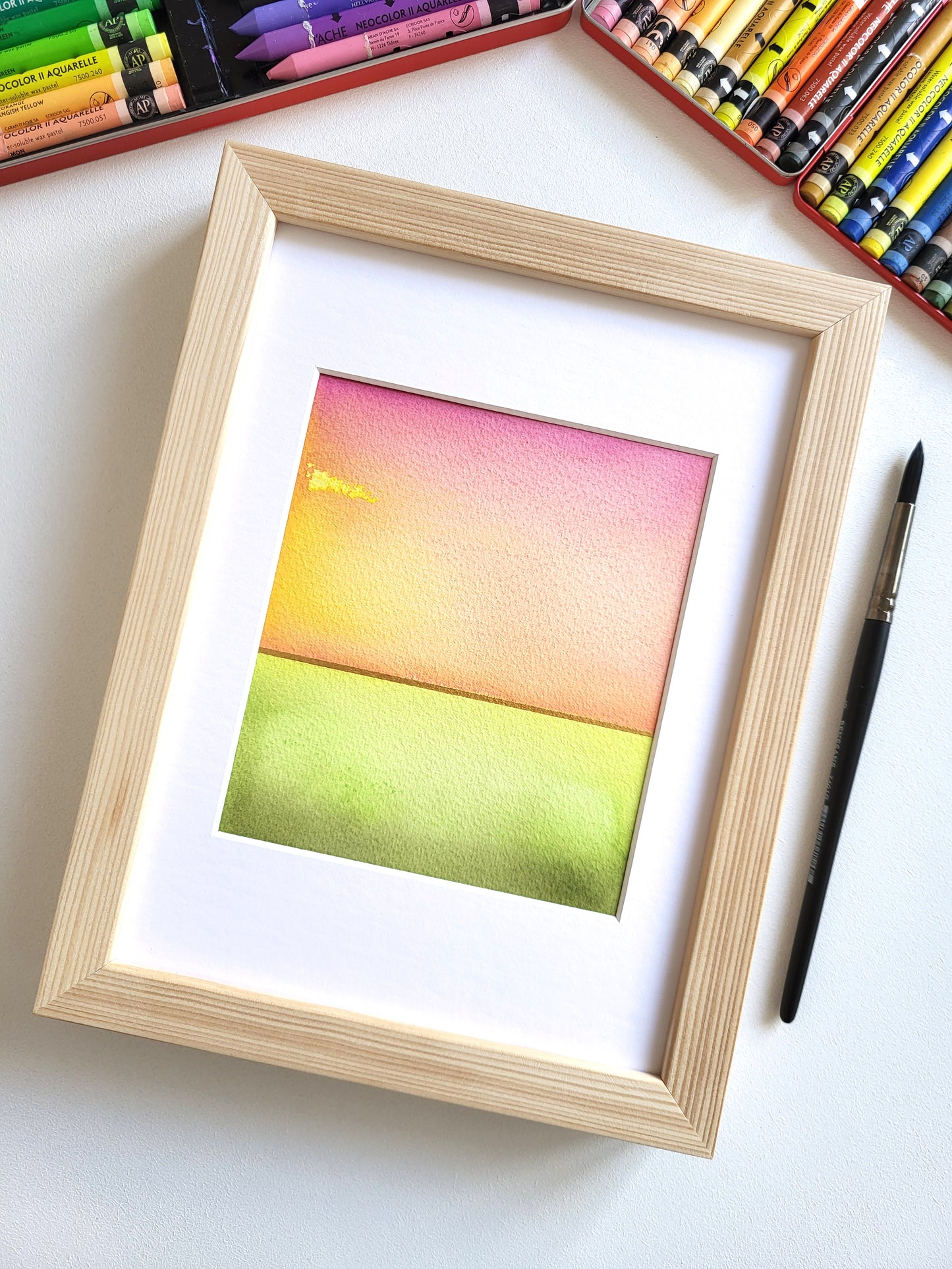 "Golden Horizon II" - 18 x 24 cm