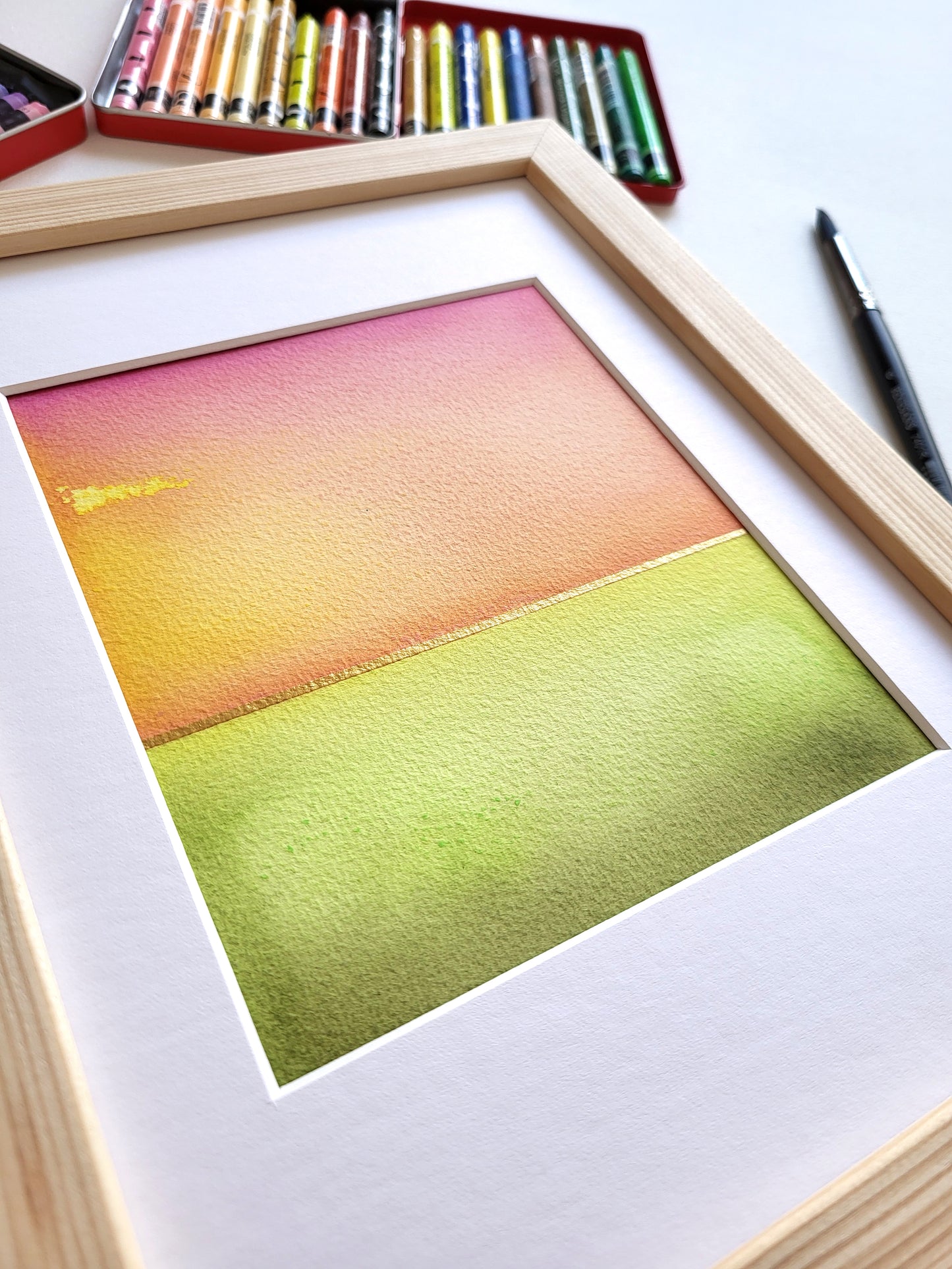 "Golden Horizon II" - 18 x 24 cm