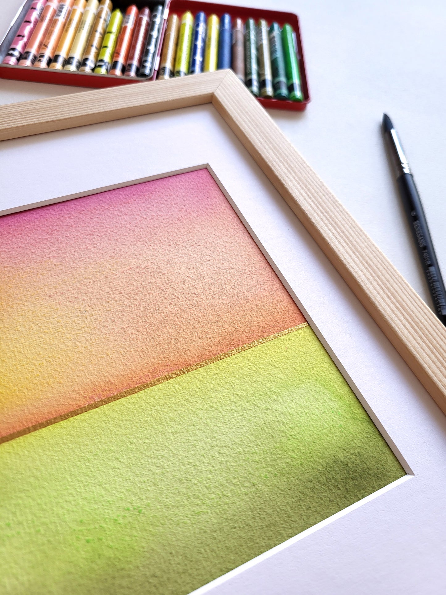 "Golden Horizon II" - 18 x 24 cm