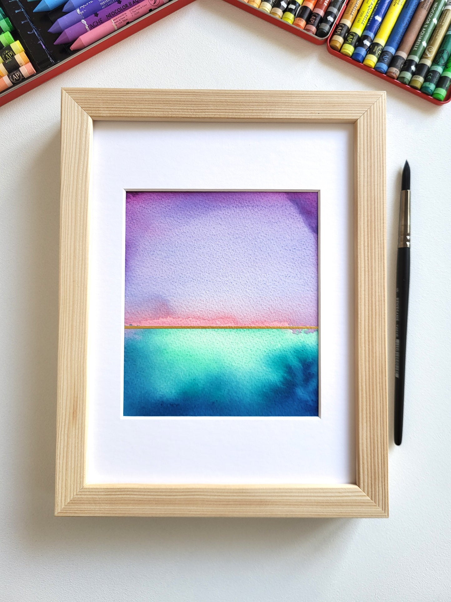 "Golden Horizon III" - 18 x 24 cm