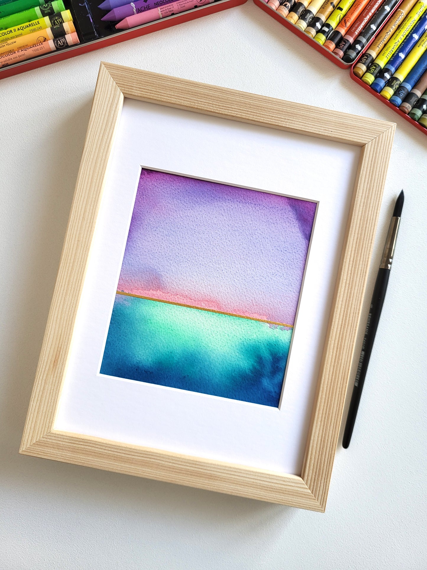 "Golden Horizon III" - 18 x 24 cm