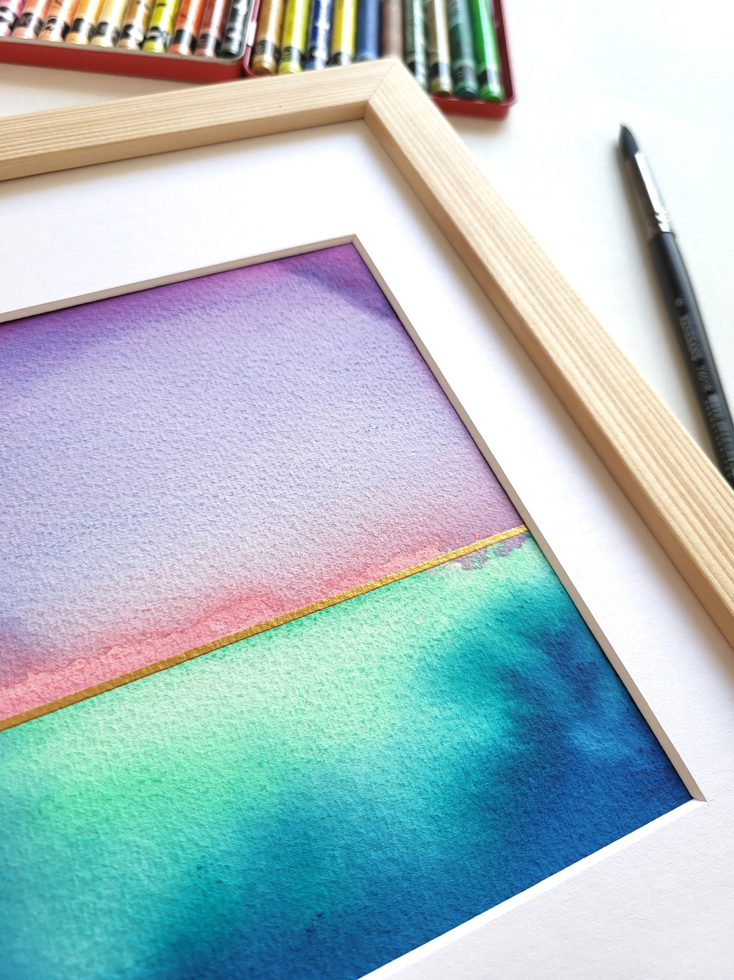 "Golden Horizon III" - 18 x 24 cm