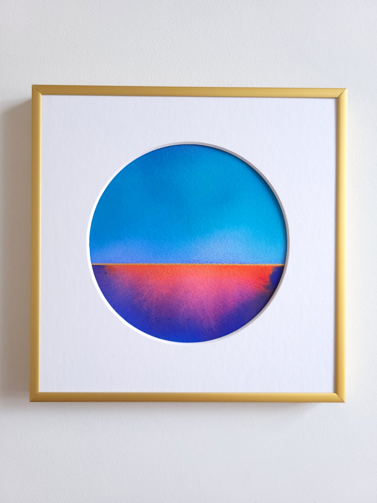 "Golden Horizon LXVIII" - 20 x 20 cm