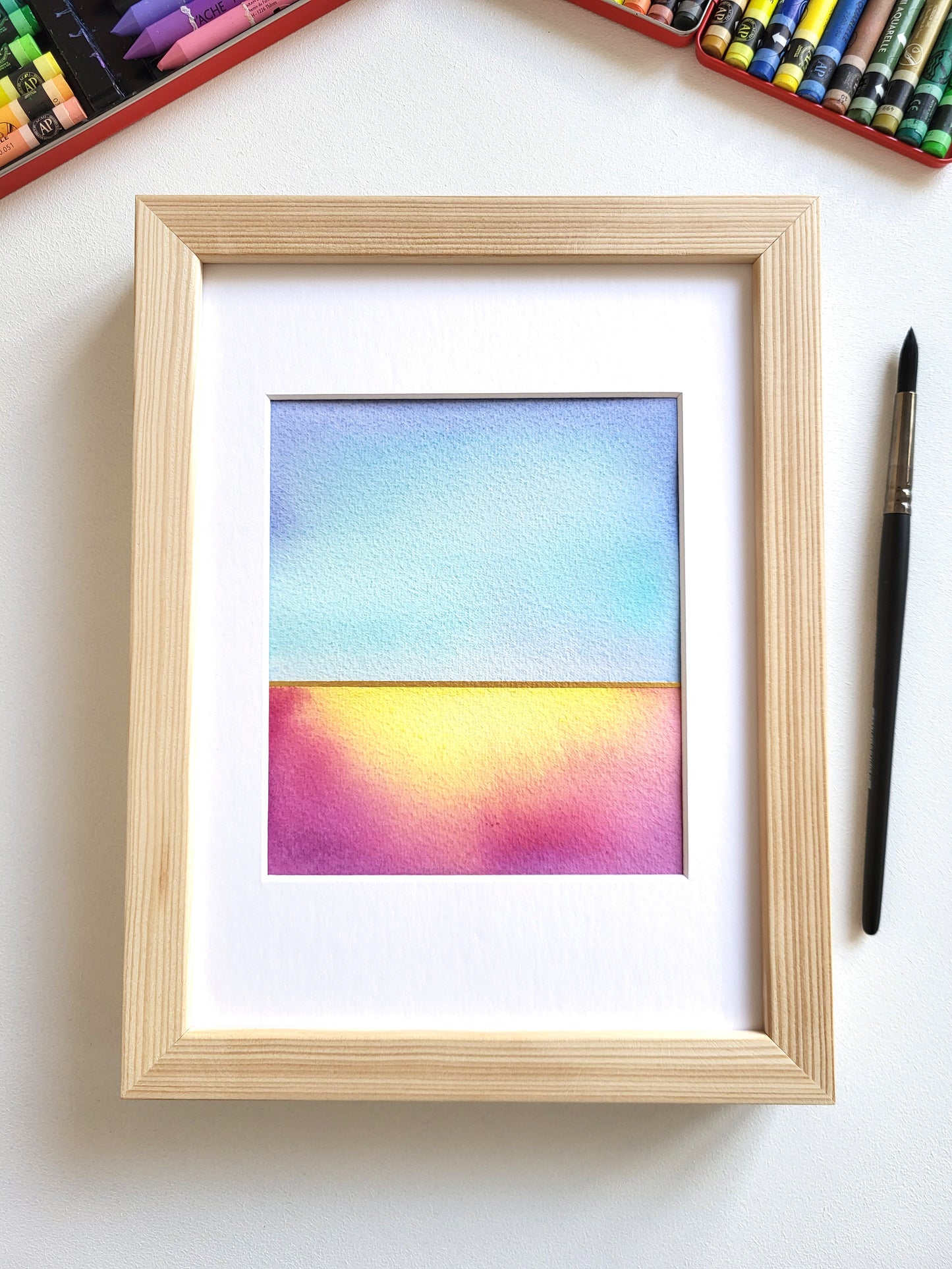 "Golden Horizon IV" - 18 x 24 cm