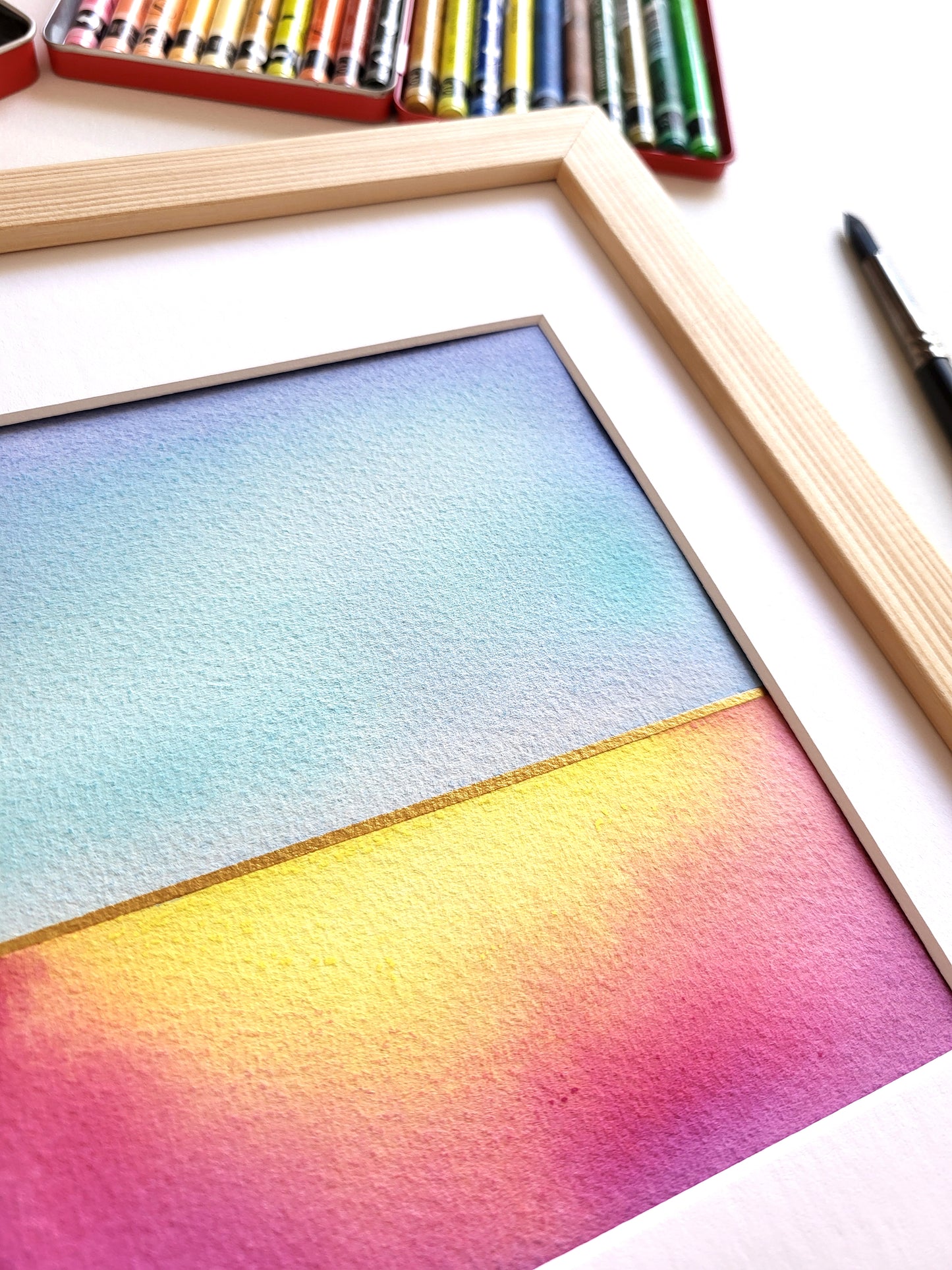 "Golden Horizon IV" - 18 x 24 cm