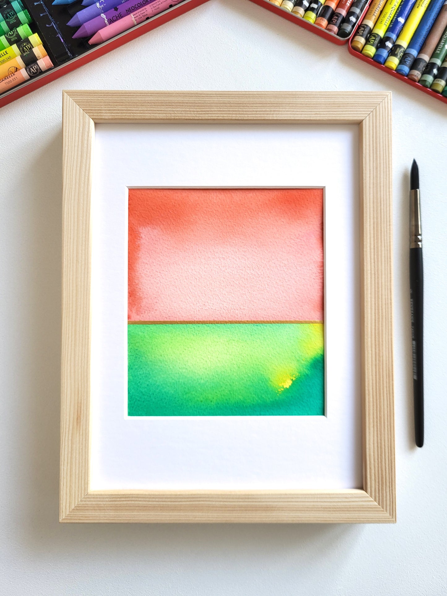 "Golden Horizon V" - 18 x 24 cm