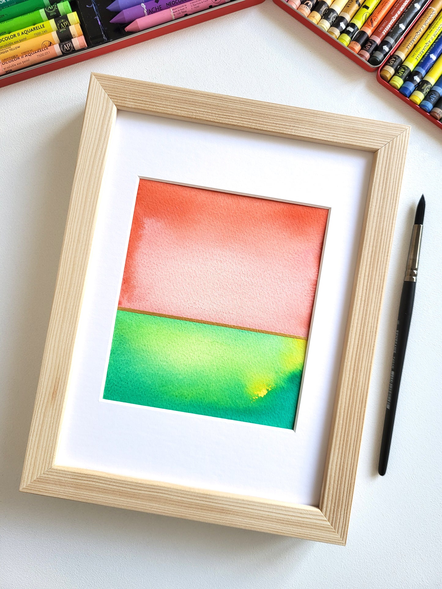 "Golden Horizon V" - 18 x 24 cm