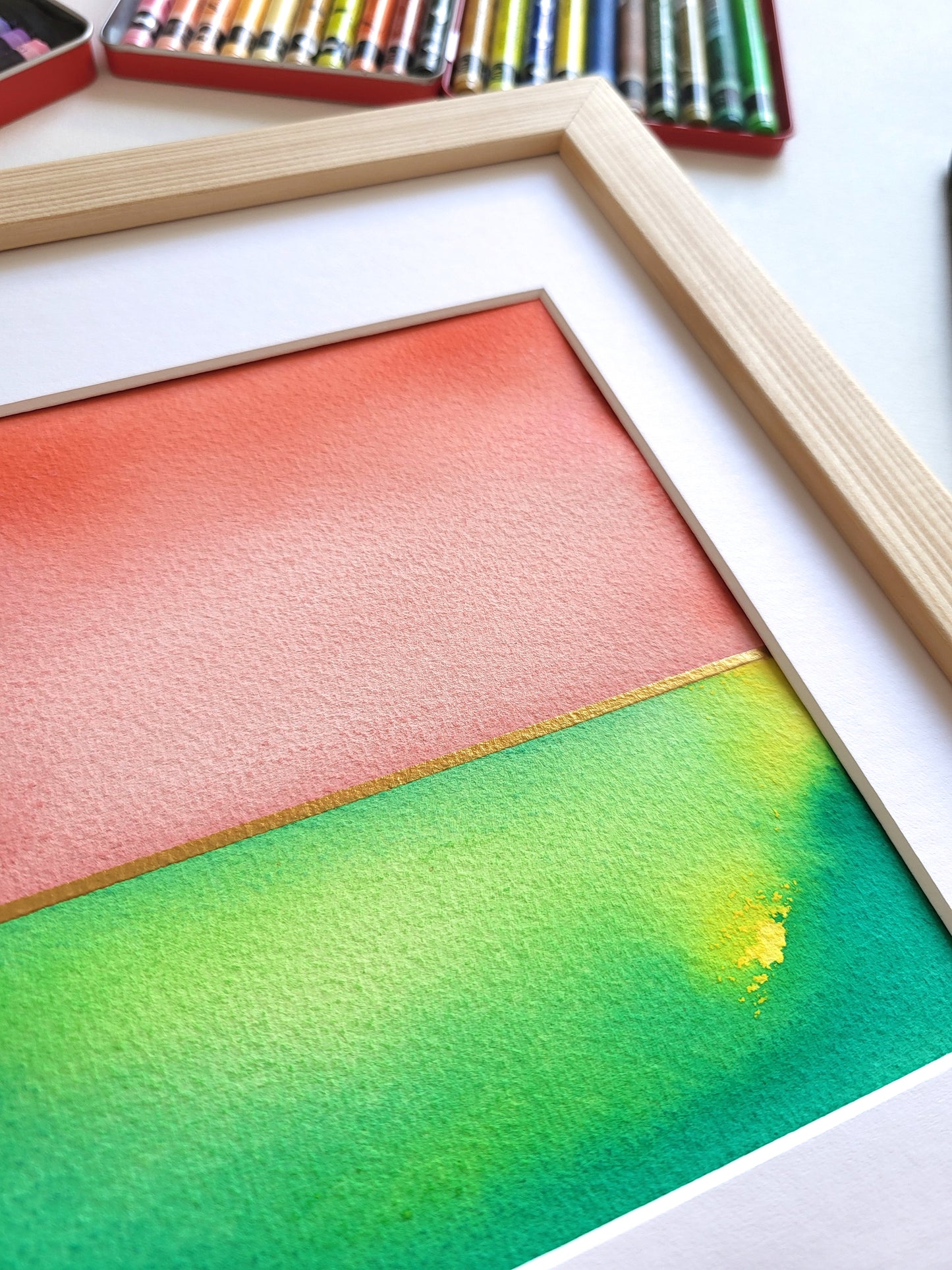 "Golden Horizon V" - 18 x 24 cm