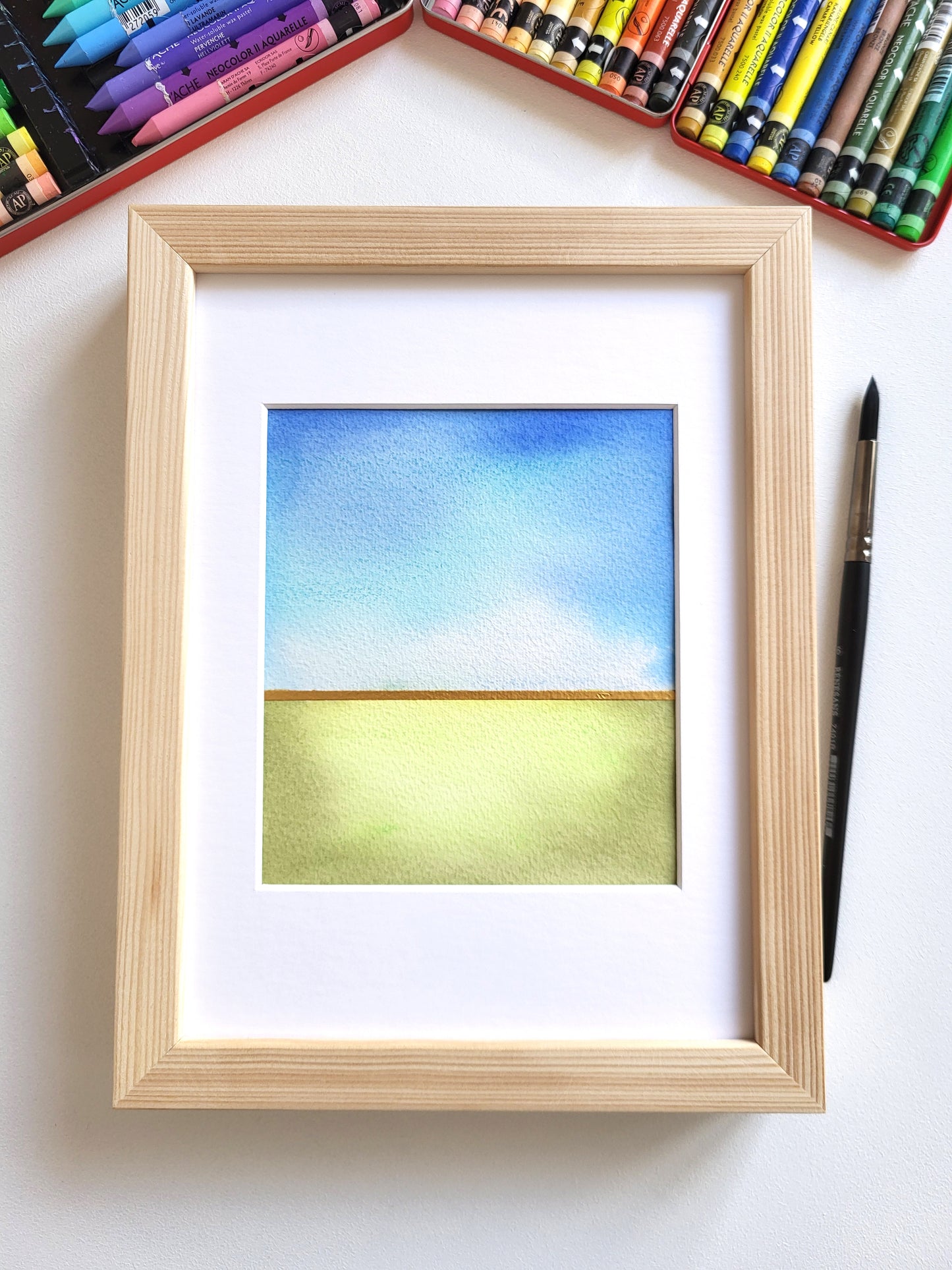 "Golden Horizon VI" - 18 x 24 cm