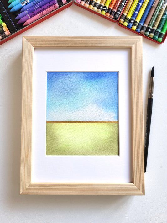 "Golden Horizon VI" - 18 x 24 cm