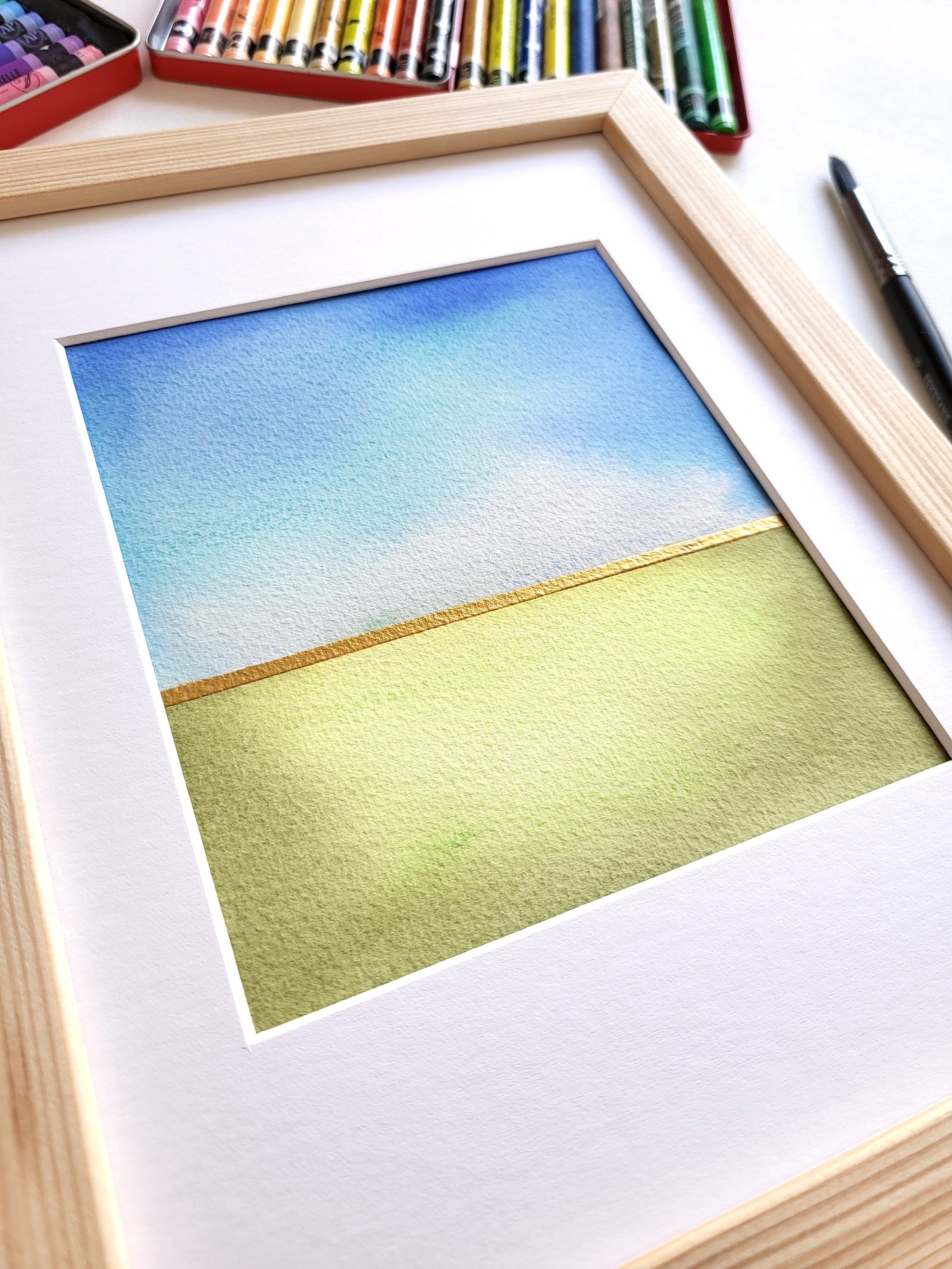 "Golden Horizon VI" - 18 x 24 cm