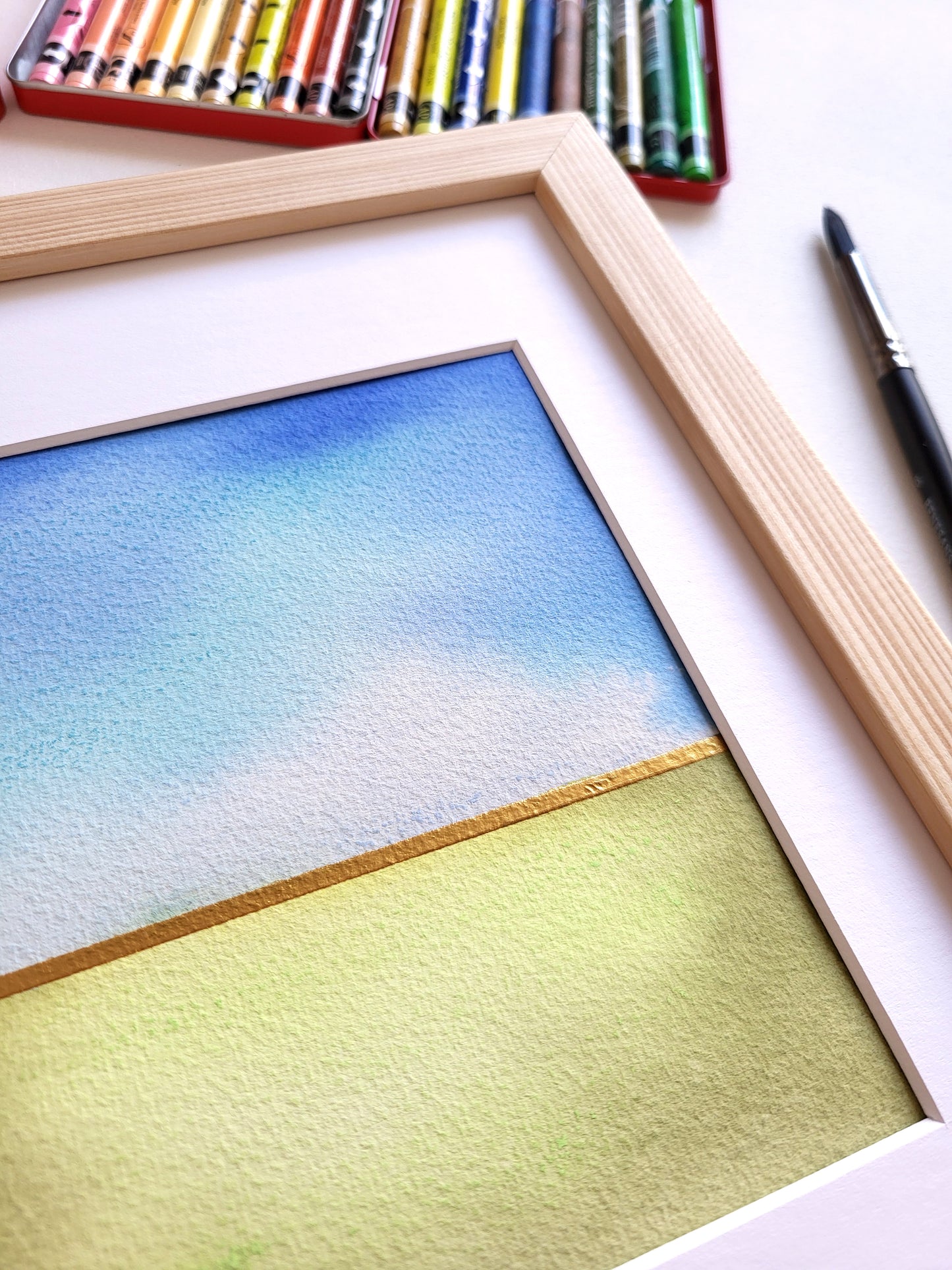 "Golden Horizon VI" - 18 x 24 cm