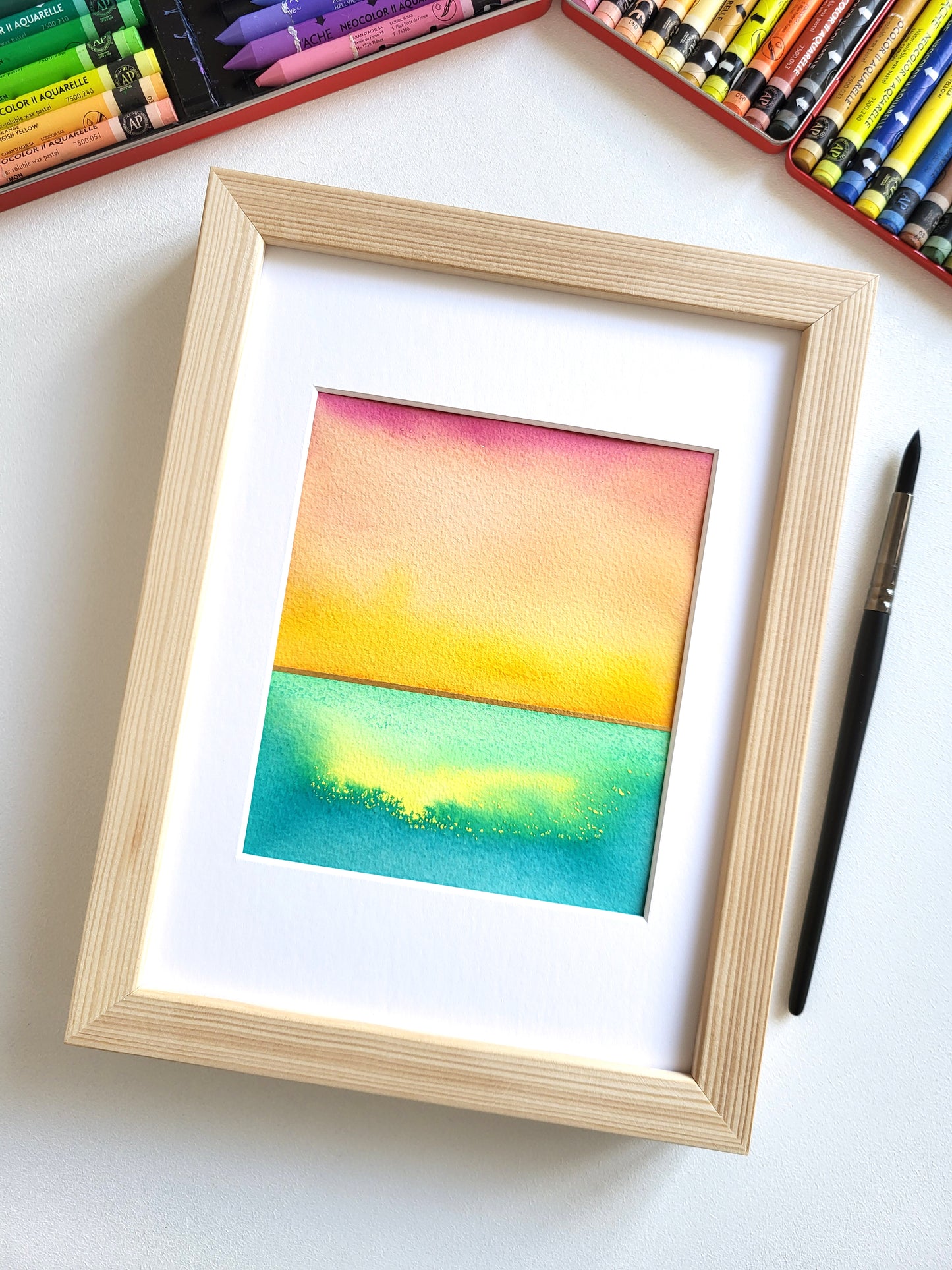 "Golden Horizon VII" - 18 x 24 cm