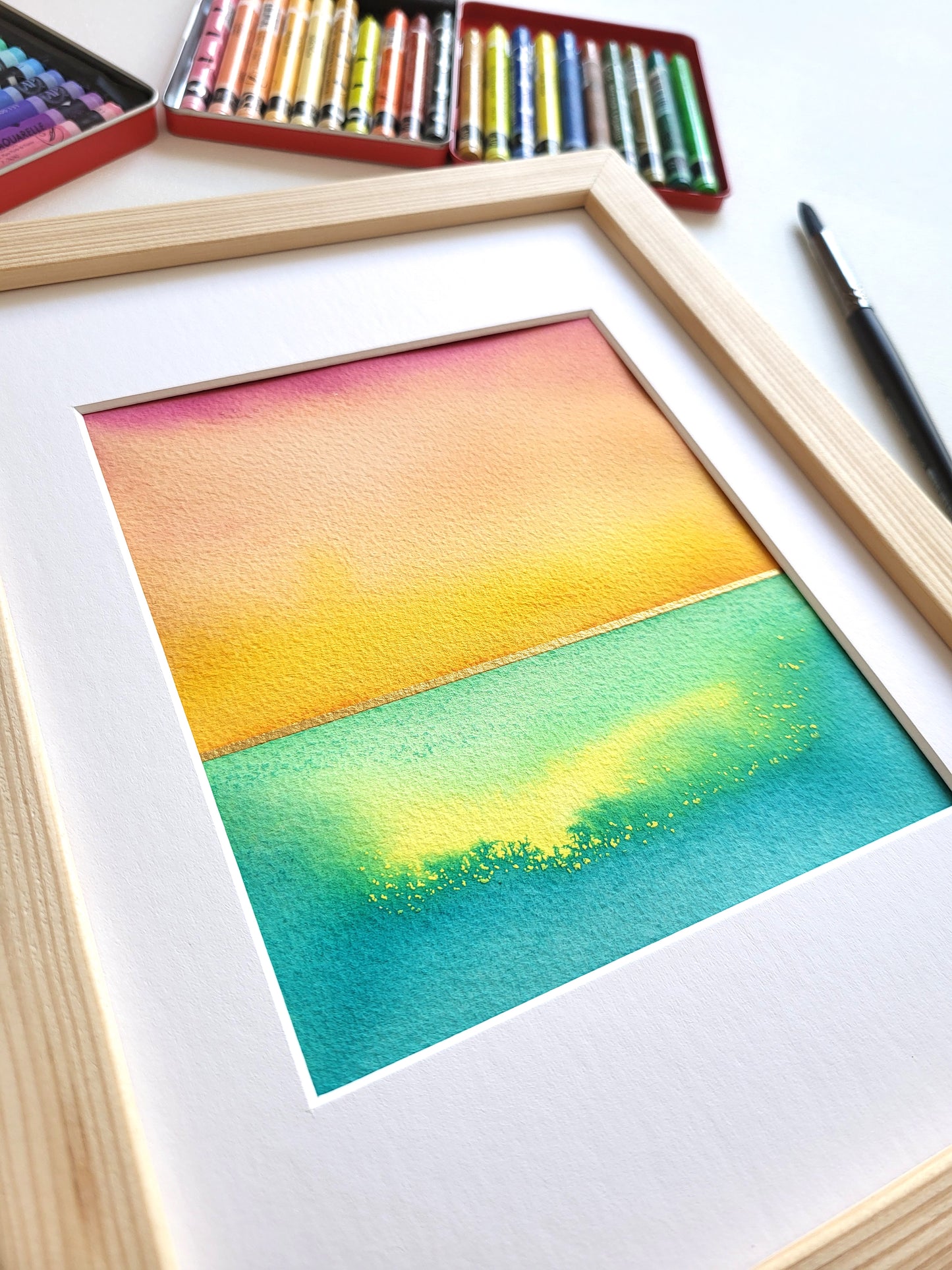 "Golden Horizon VII" - 18 x 24 cm