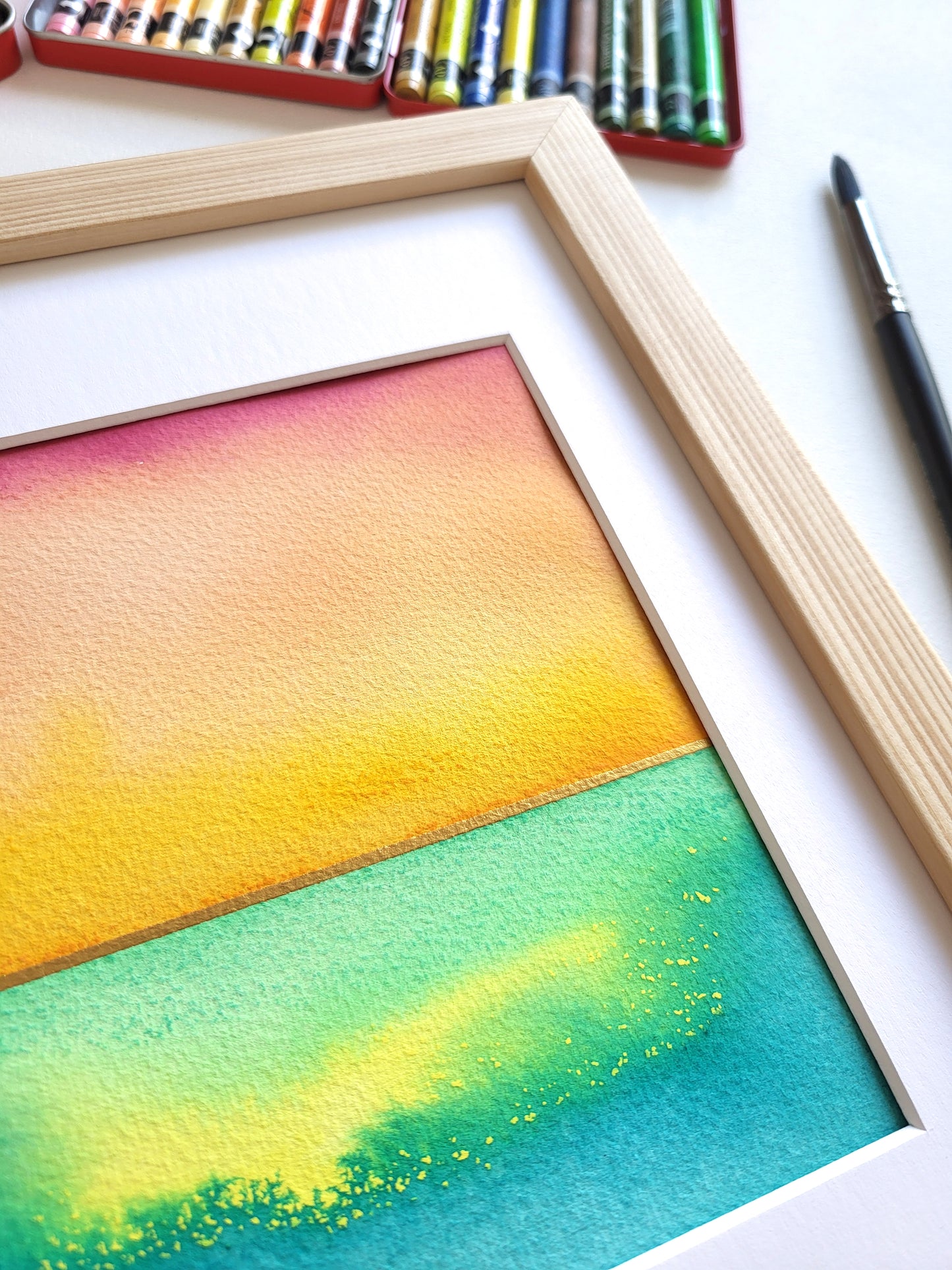 "Golden Horizon VII" - 18 x 24 cm