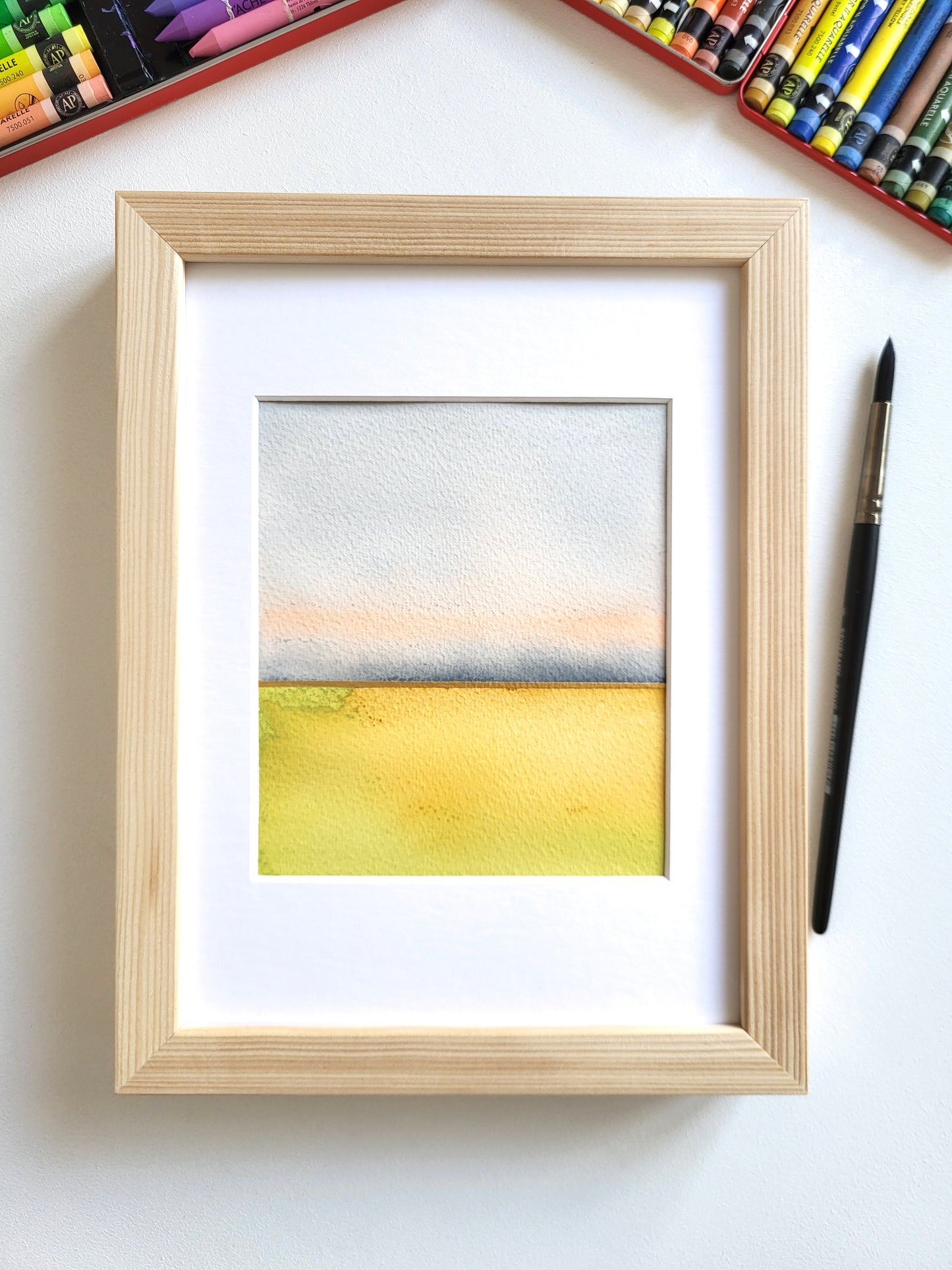 "Golden Horizon IX" - 18 x 24 cm