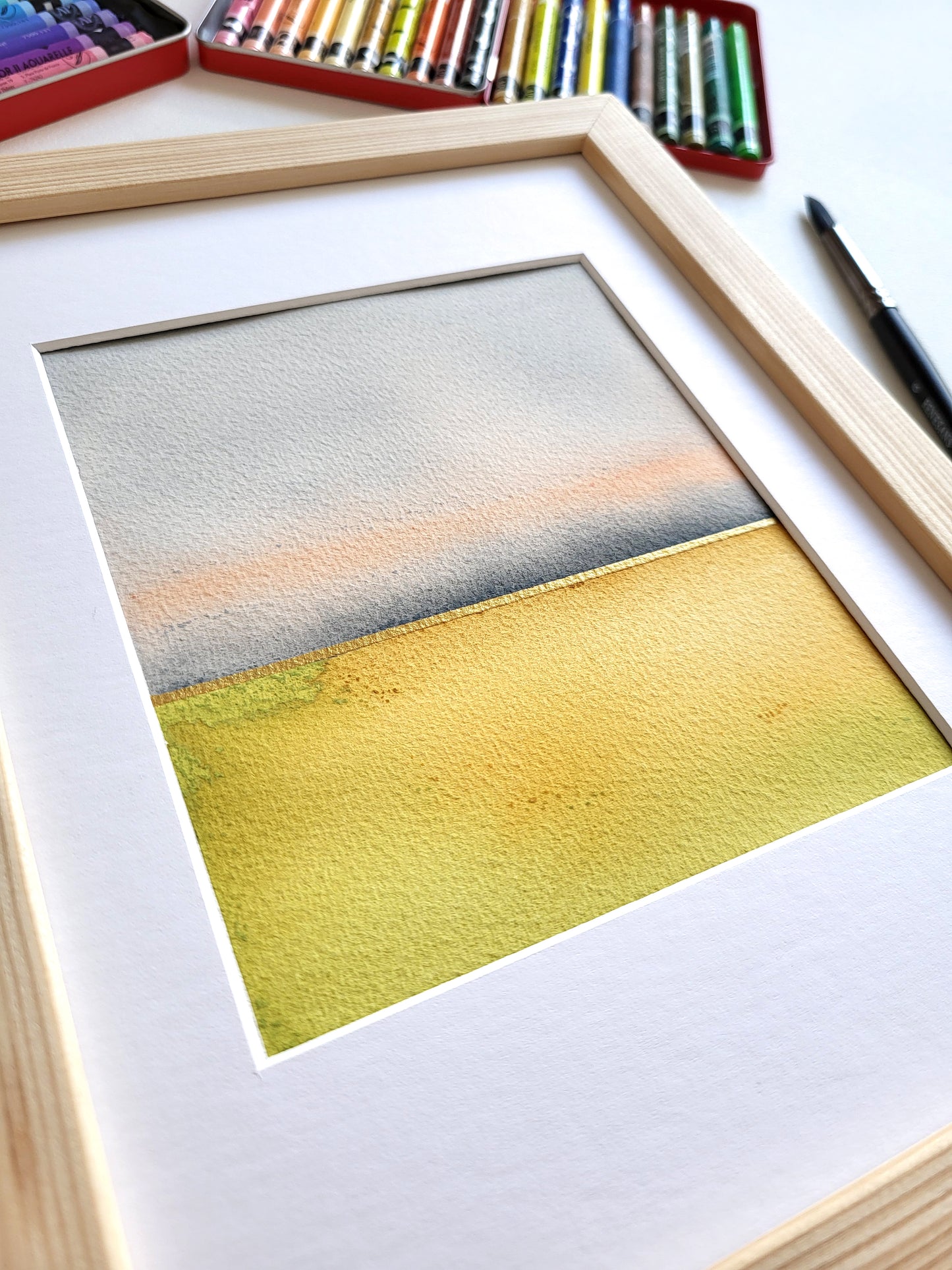 "Golden Horizon IX" - 18 x 24 cm