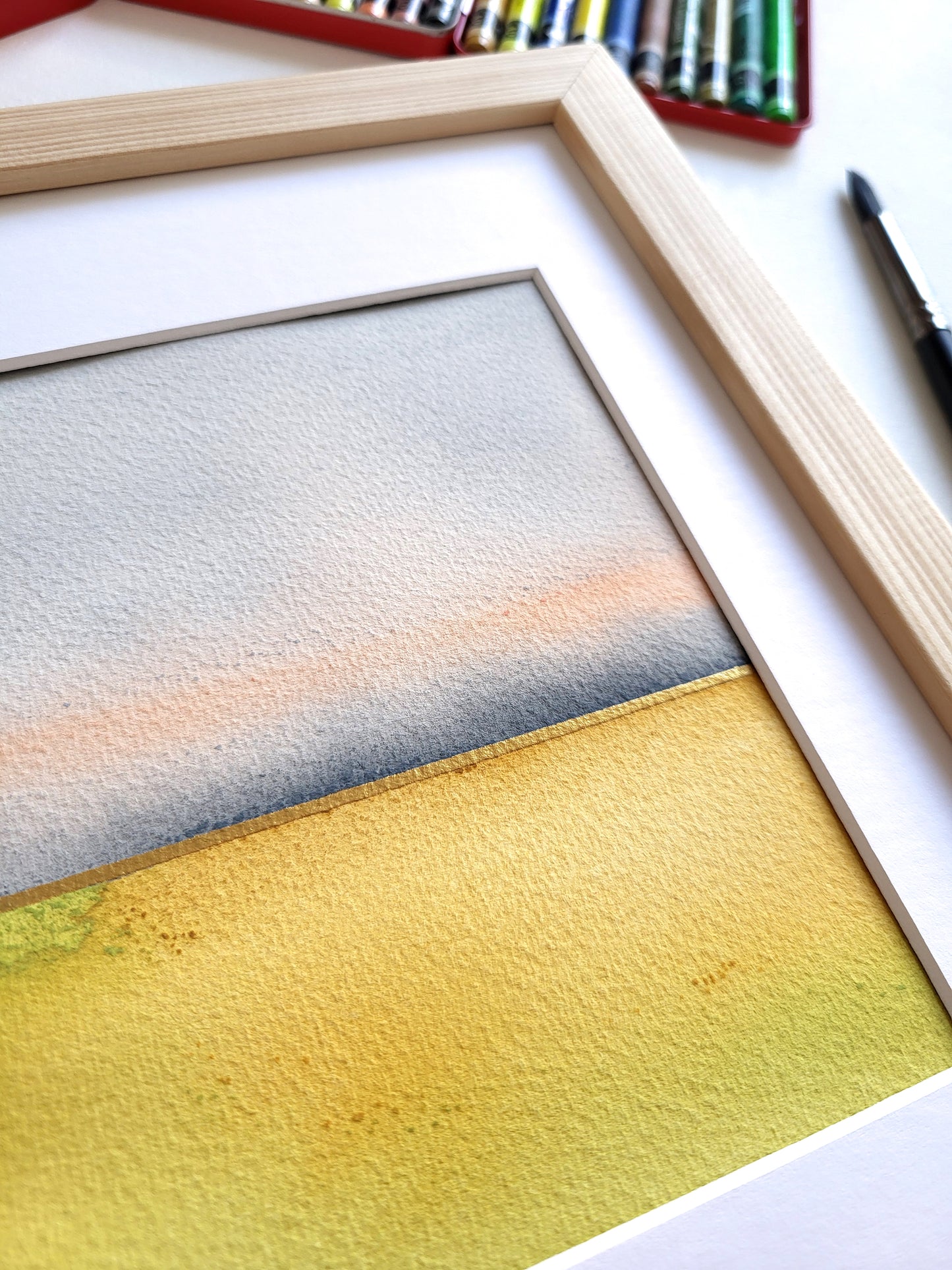 "Golden Horizon IX" - 18 x 24 cm