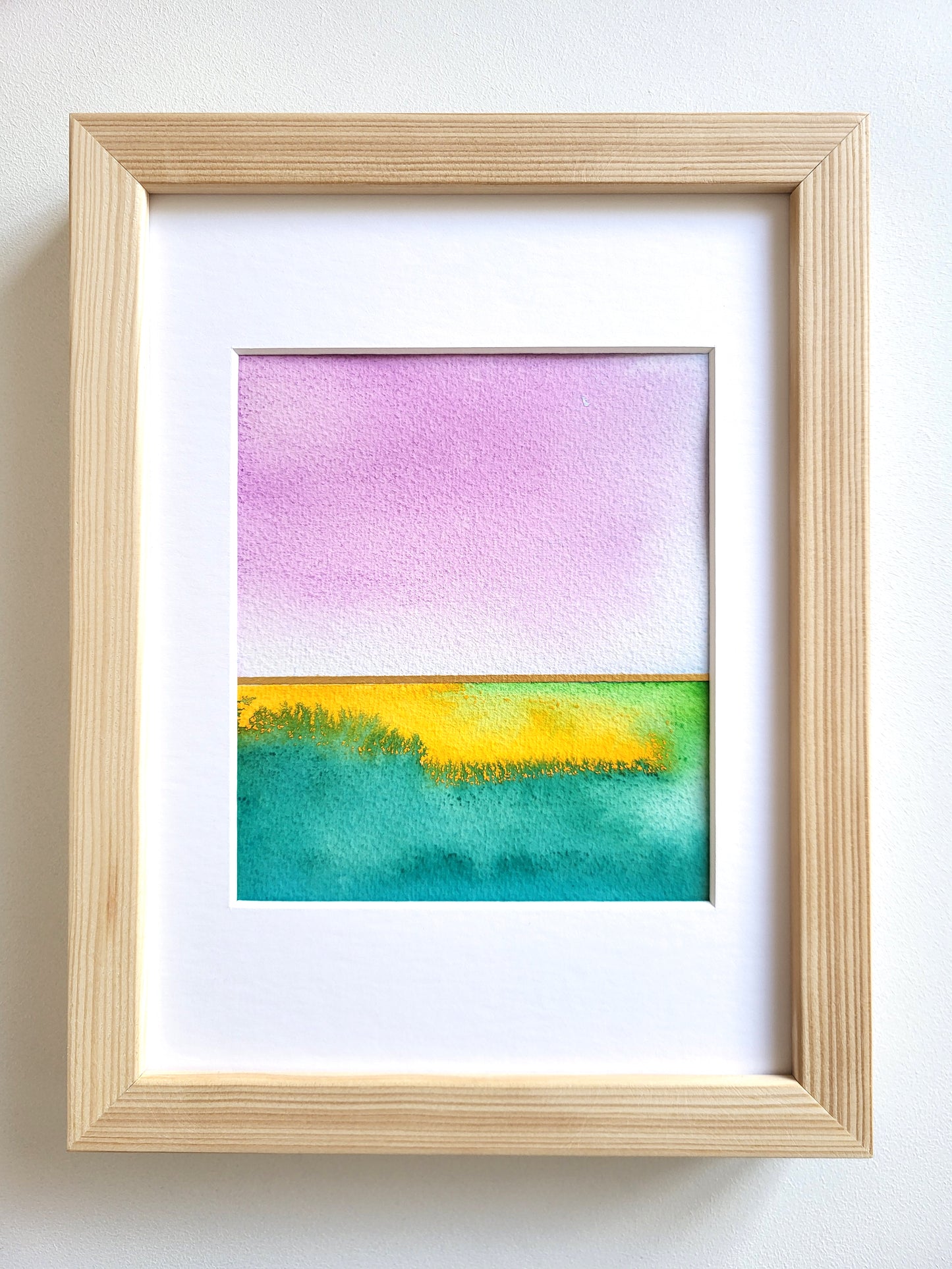 "Golden Horizon X" - 18 x 24 cm