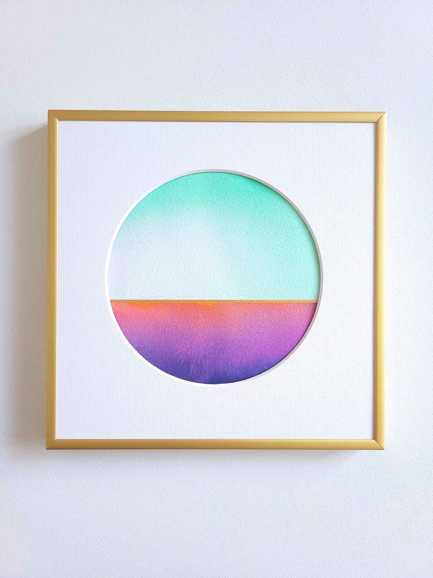 "Golden Horizon LXXVIII" - 20 x 20 cm