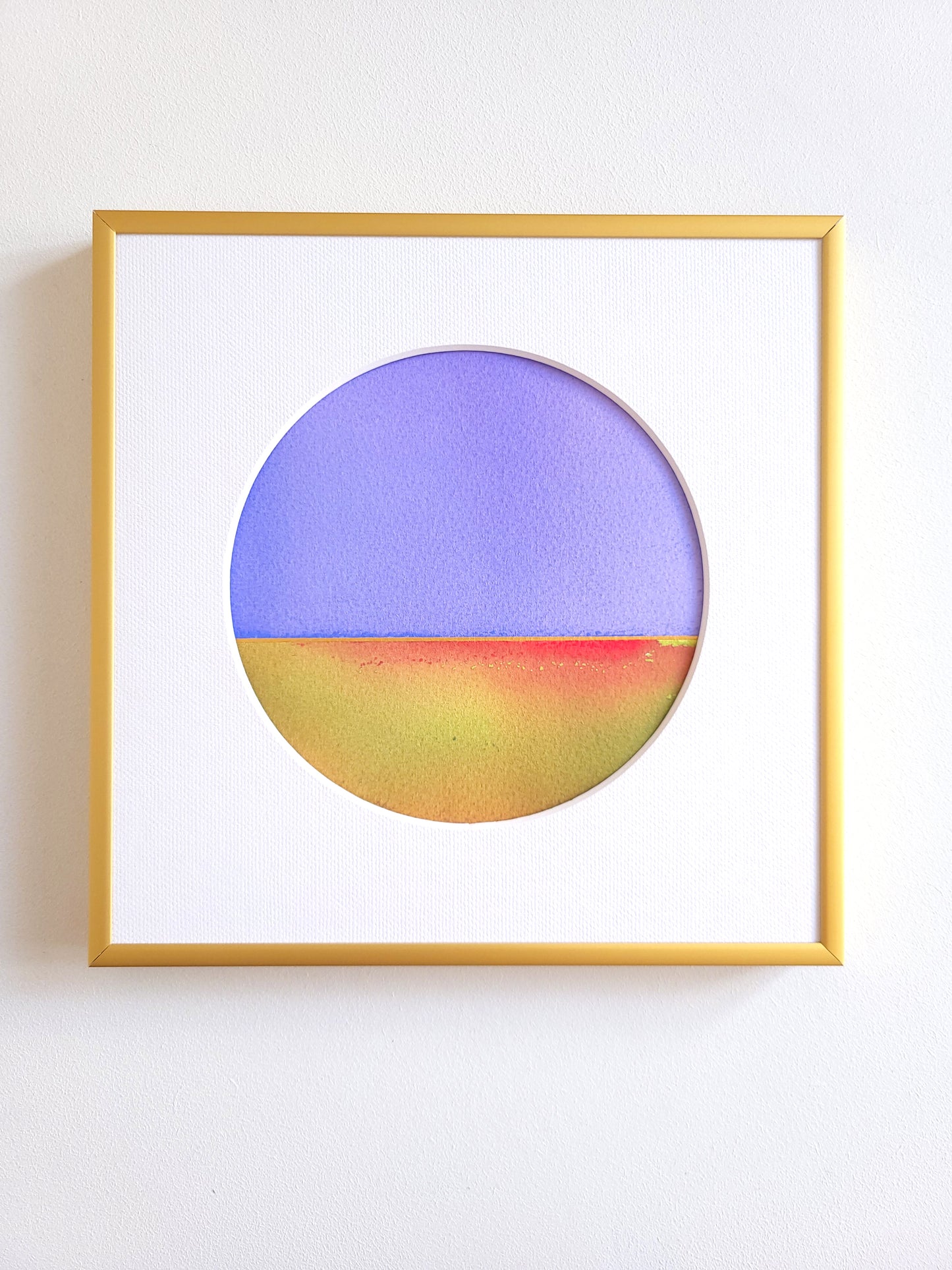 "Golden Horizon LXXIX" - 20 x 20 cm