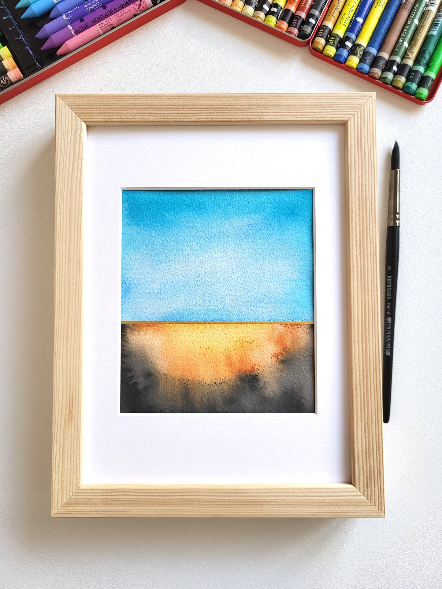 "Golden Horizon XII" - 18 x 24 cm