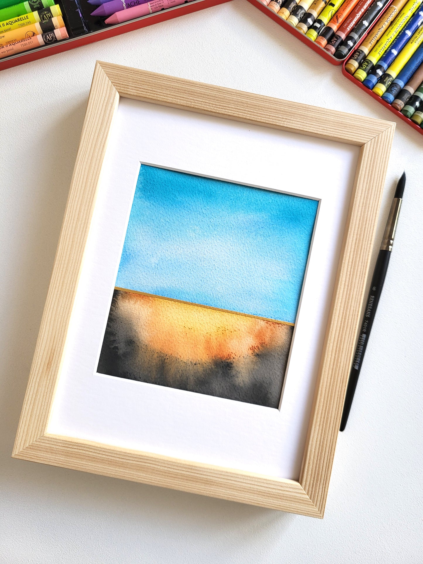 "Golden Horizon XII" - 18 x 24 cm