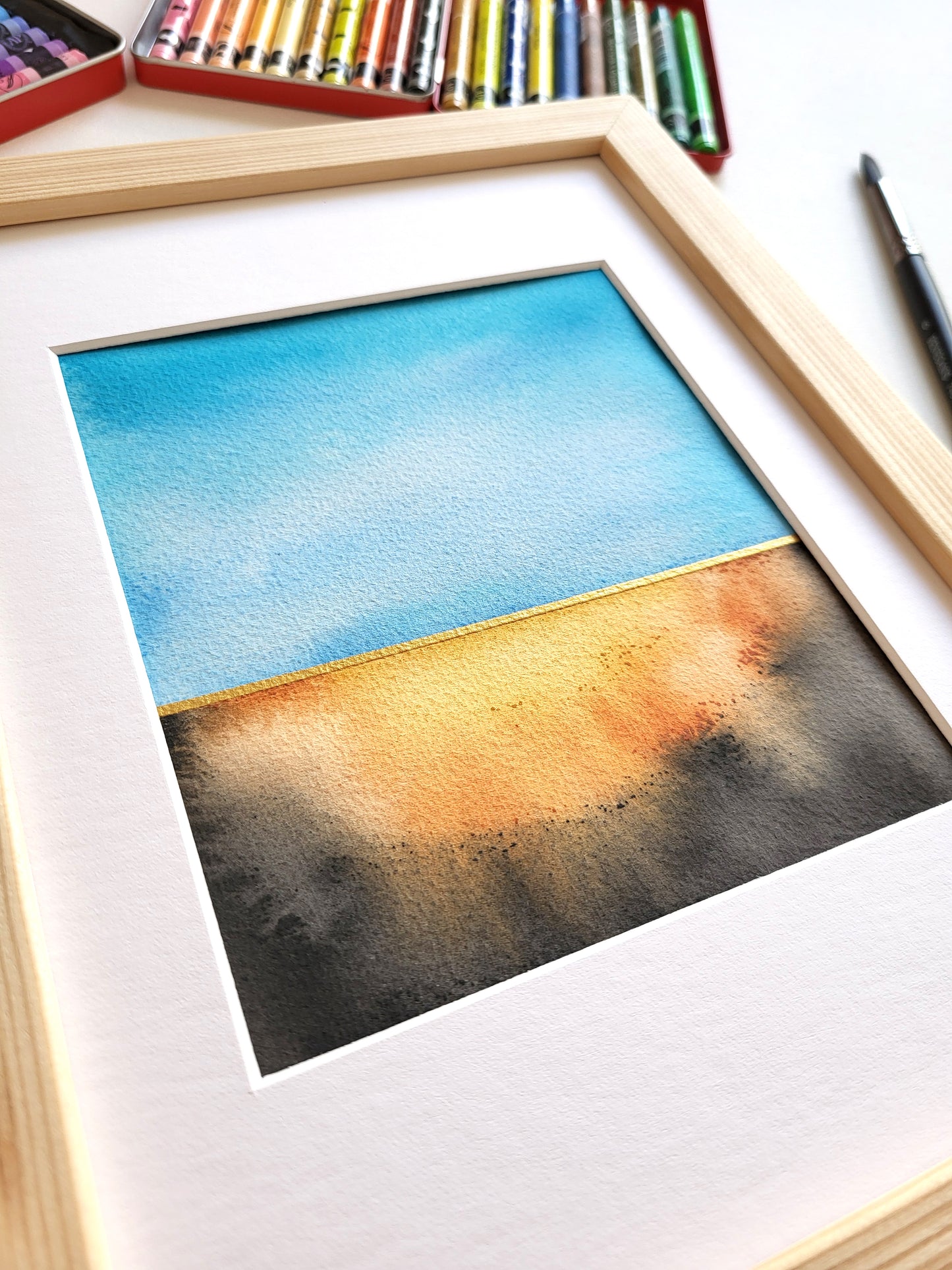 "Golden Horizon XII" - 18 x 24 cm