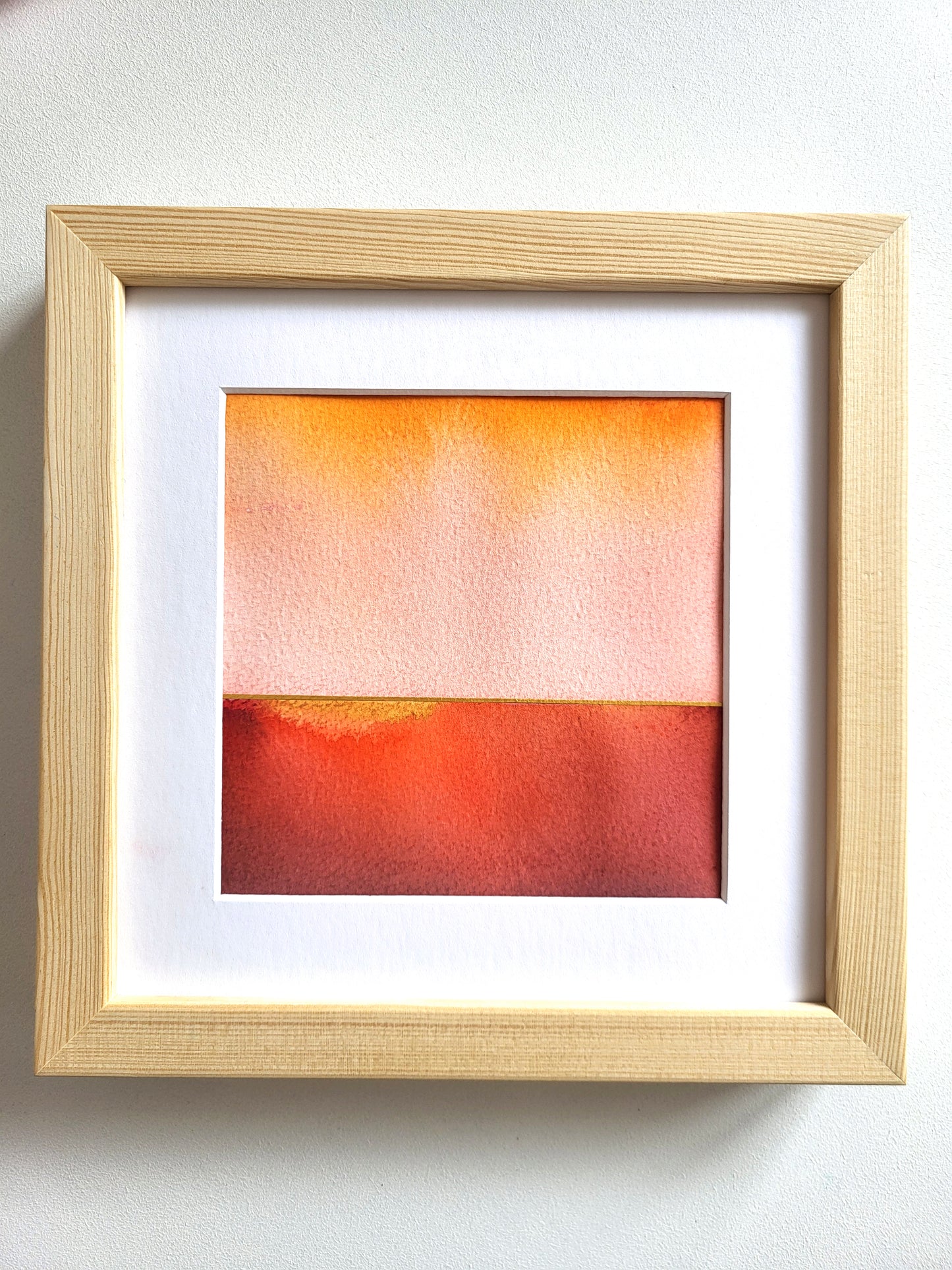 "Golden Horizon LVIII" - 20 x 20 cm