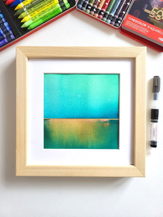 "Golden Horizon LIX" - 20 x 20 cm