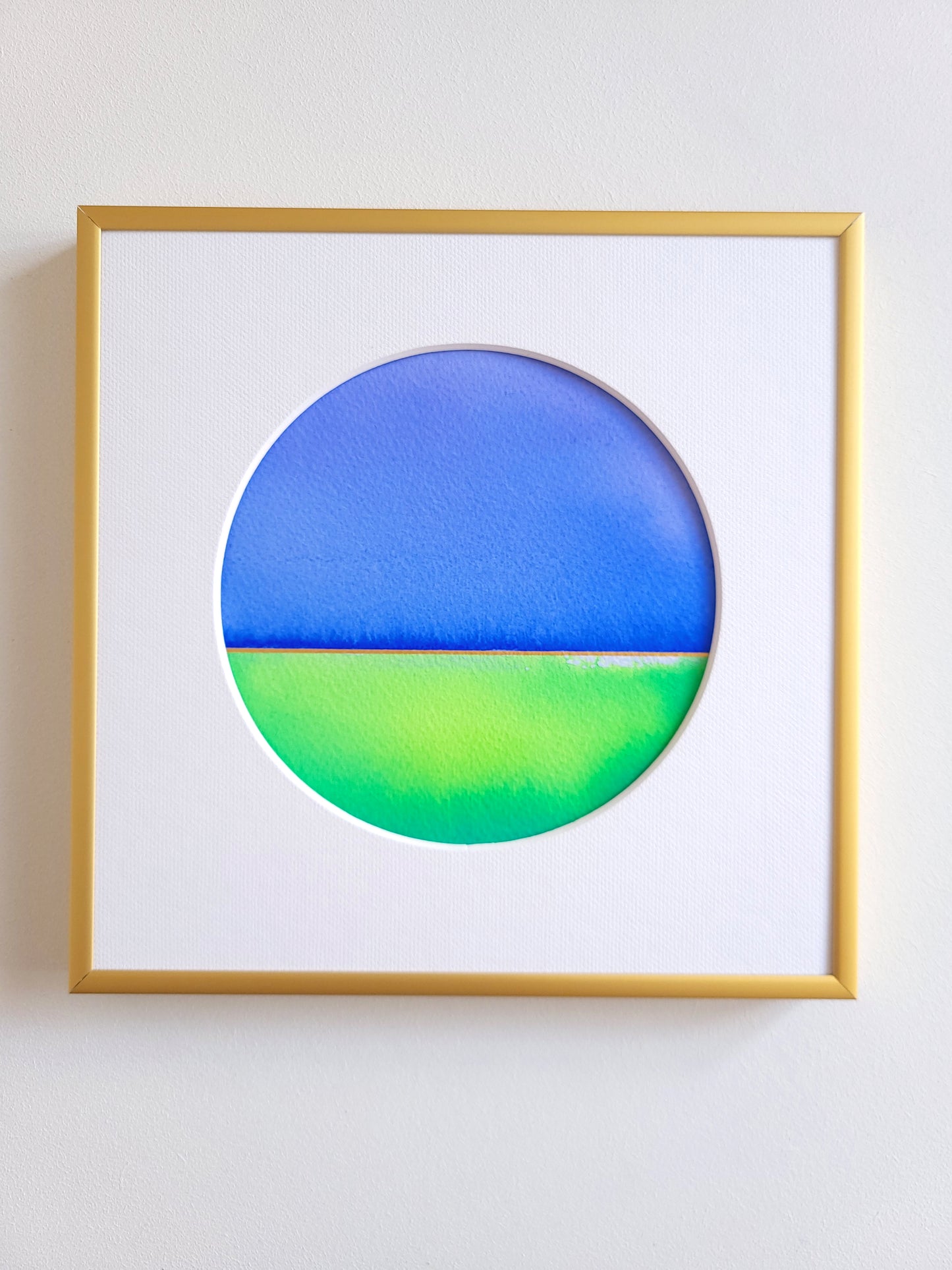 "Golden Horizon" ( 6/2026 ) - 20 x 20 cm
