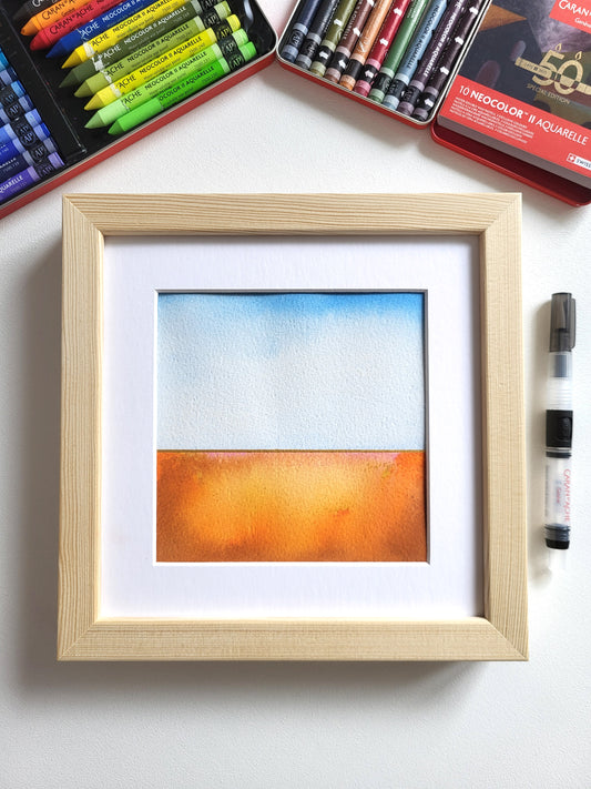 "Golden Horizon LXI" - 20 x 20 cm