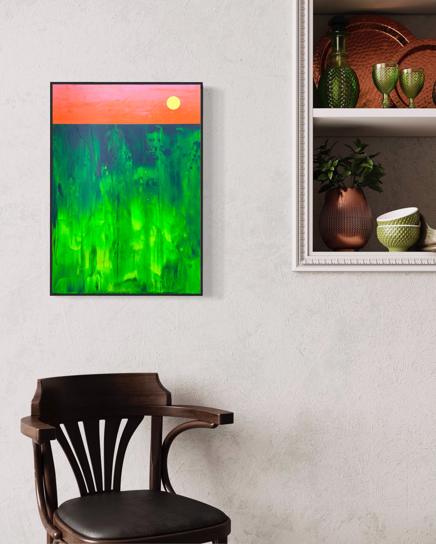 "Above The Evergreen Forest" - 29,7 x 42 cm ( A3 )