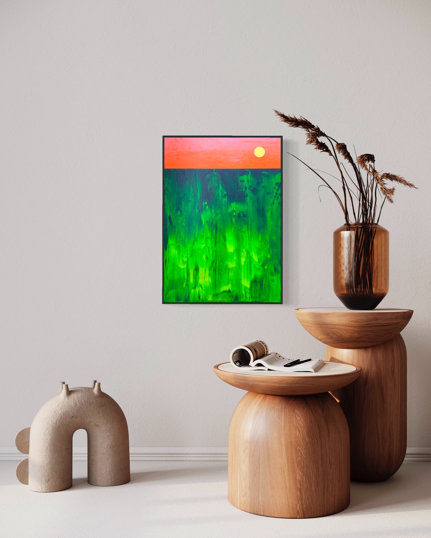 "Above The Evergreen Forest" - 29,7 x 42 cm ( A3 )