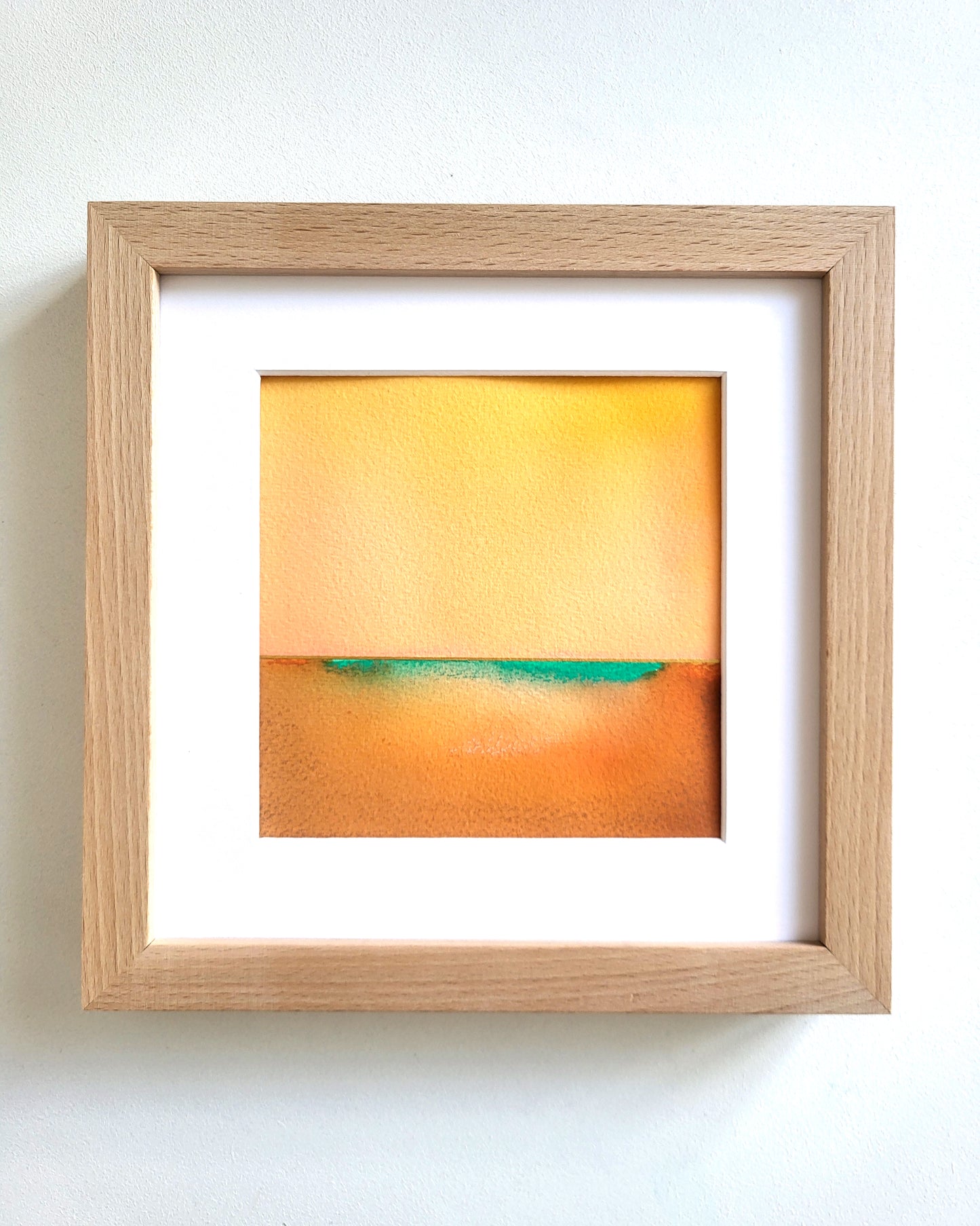 "Golden Horizon LXVII" - 20 x 20 cm