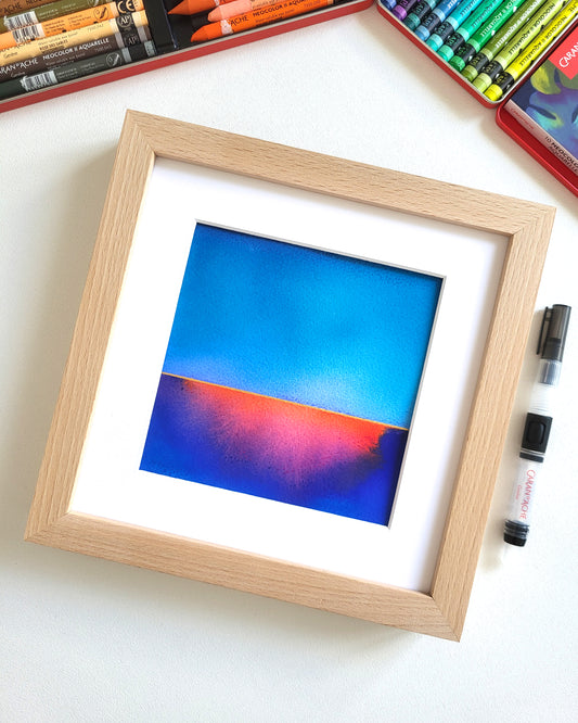 "Golden Horizon LXVIII" - 20 x 20 cm