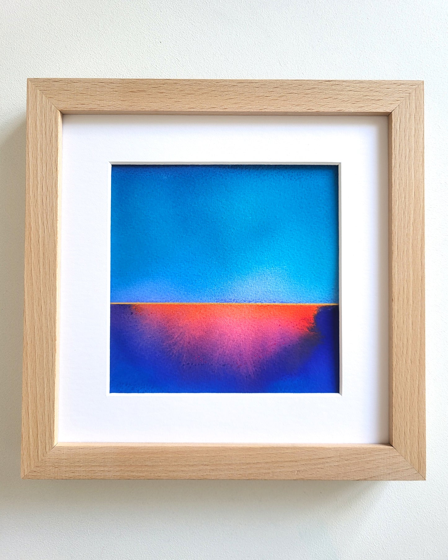 "Golden Horizon LXVIII" - 20 x 20 cm