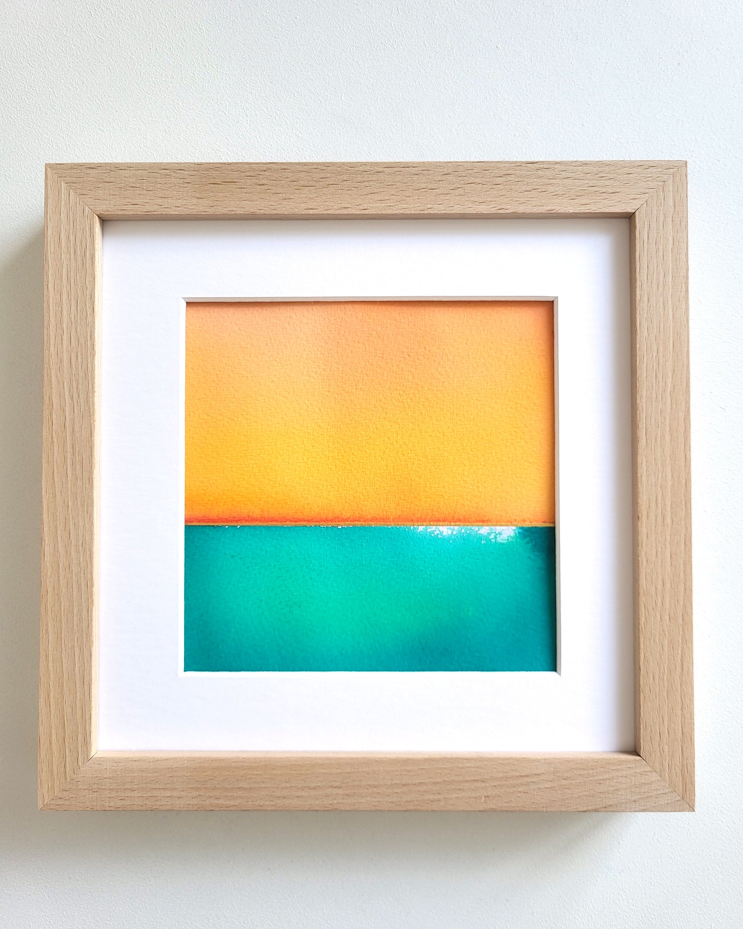 "Golden Horizon LXIX" - 20 x 20 cm