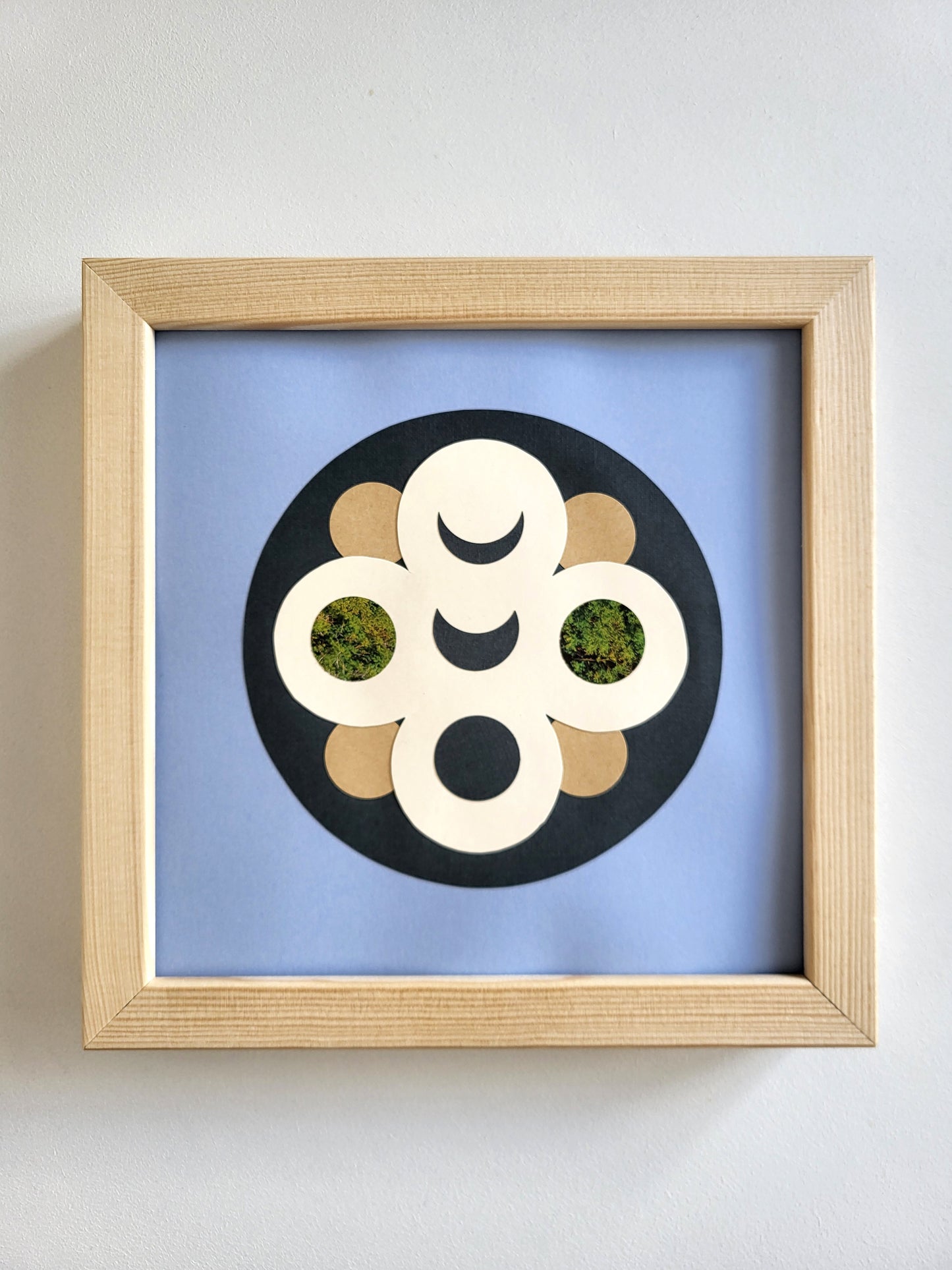 "Forest Eclipse" - 20 x 20 cm