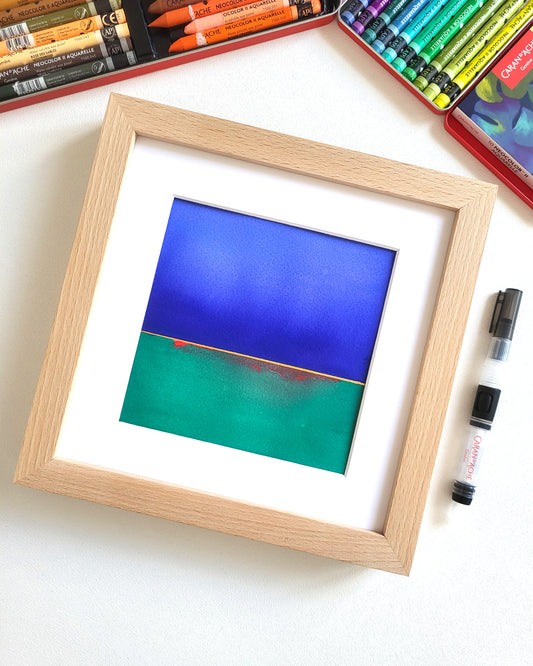 "Golden Horizon LXX" - 20 x 20 cm