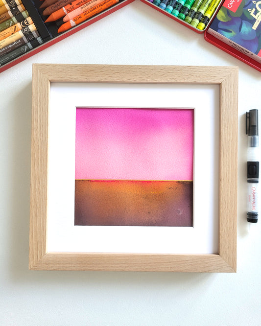 "Golden Horizon LXXI" - 20 x 20 cm