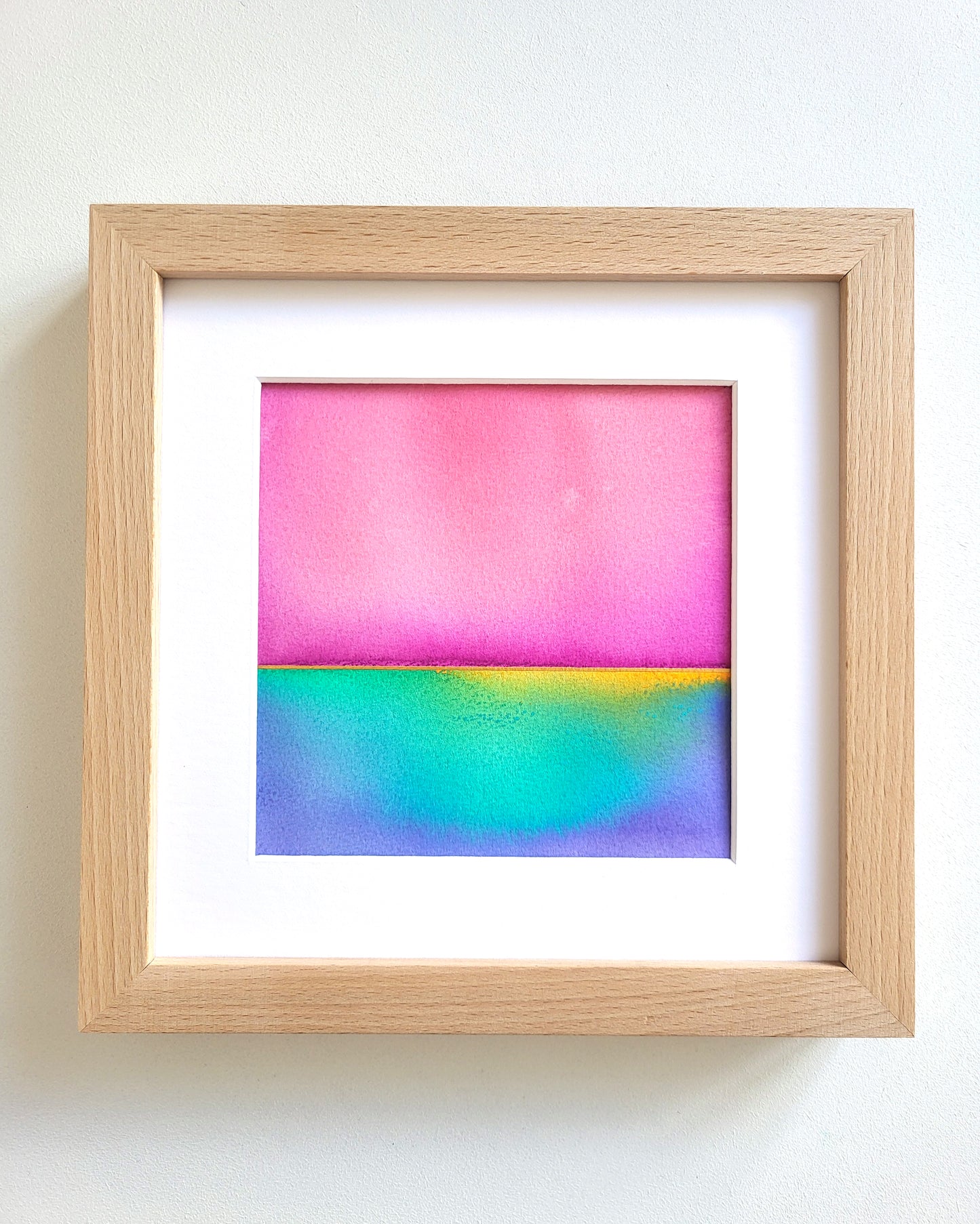 "Golden Horizon LXXIII" - 20 x 20 cm
